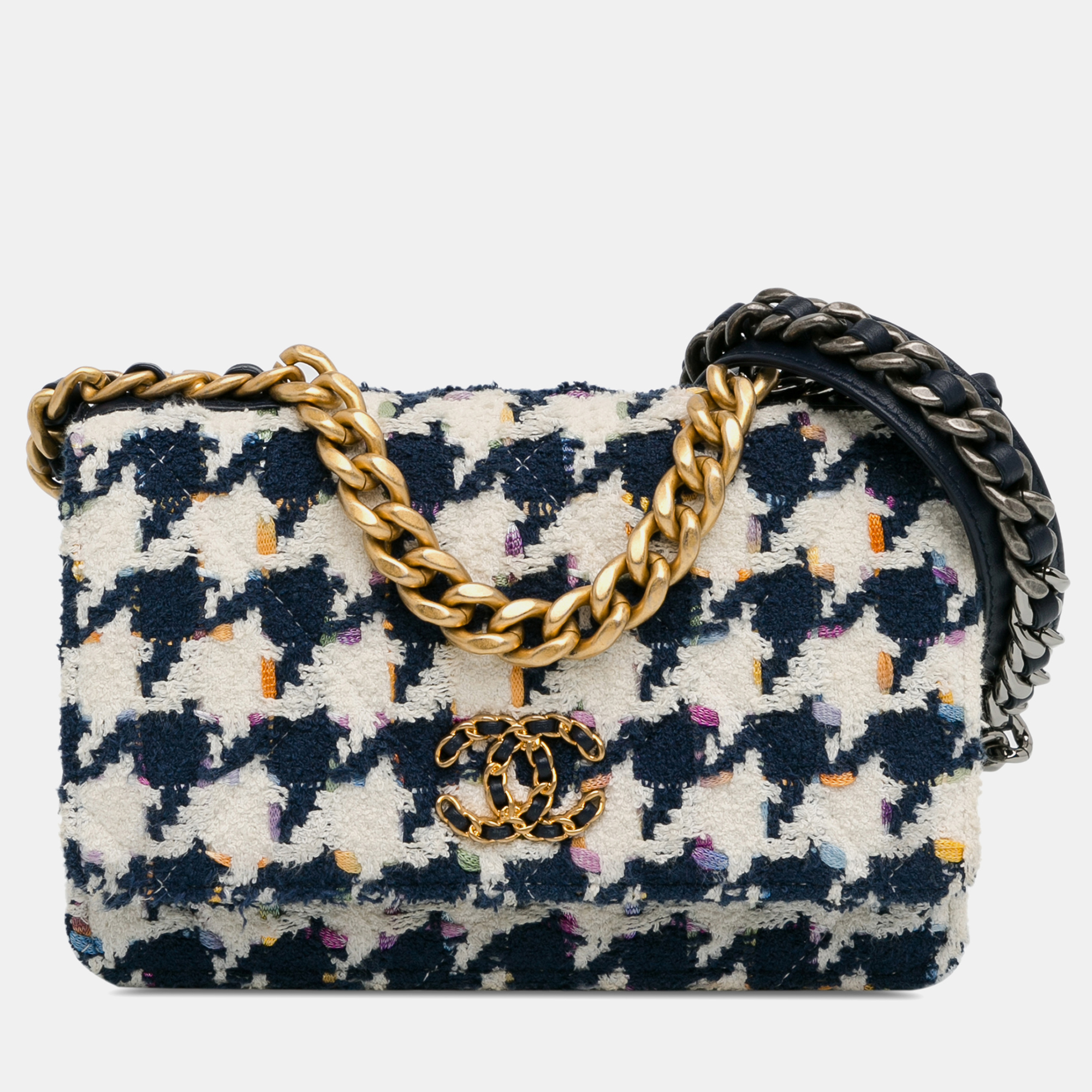 

Chanel Blue Tweed 19 Wallet On Chain