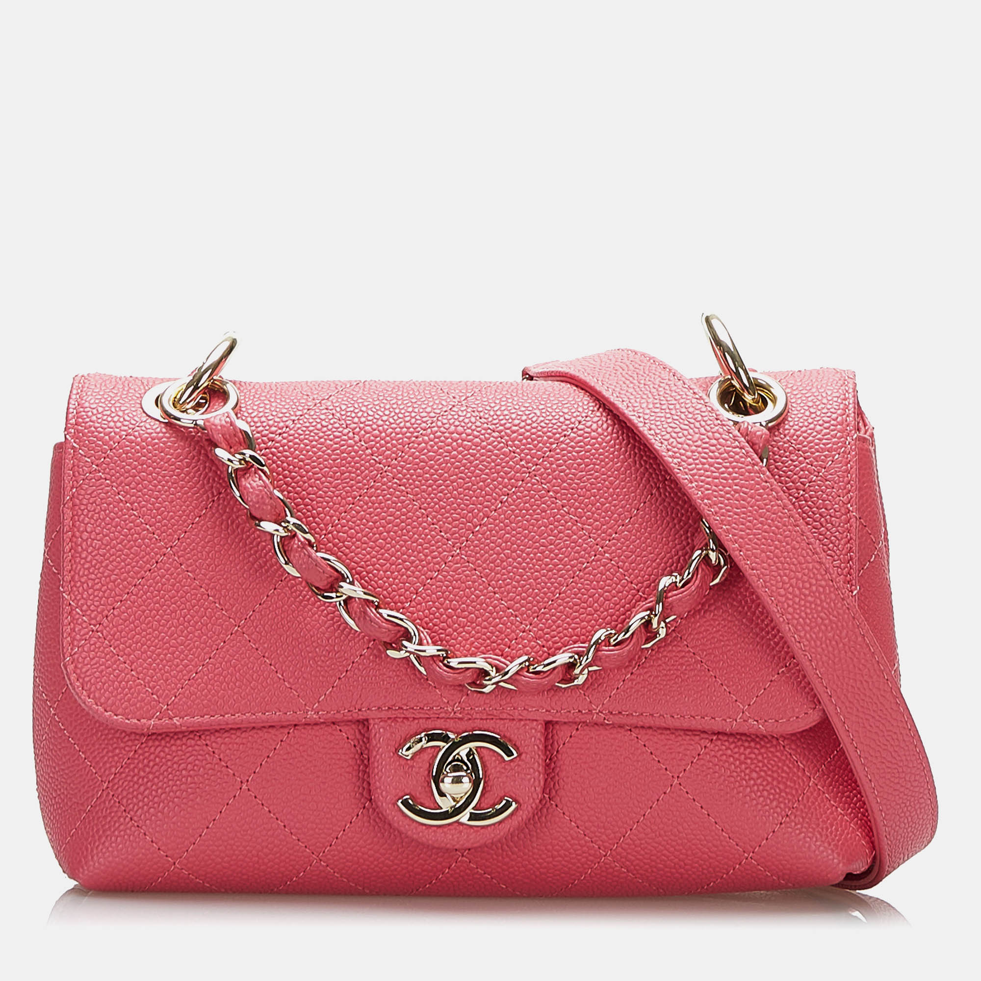 

Chanel Caviar City Walk Bag, Pink