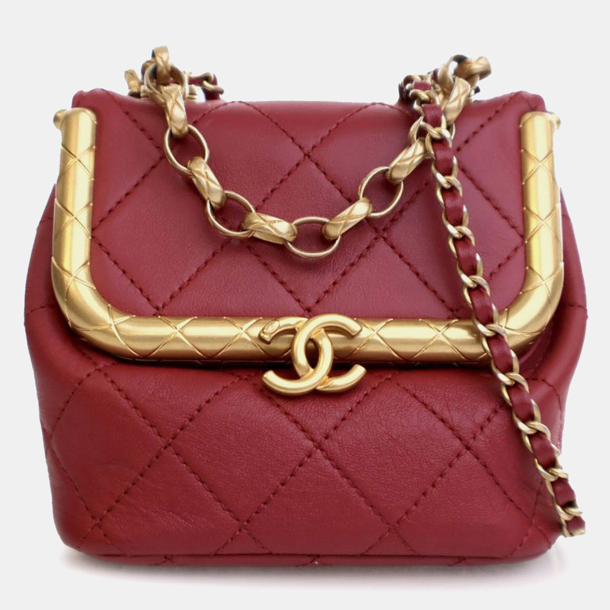 

Chanel Red Micro Quilted Lambskin My Crush Bag