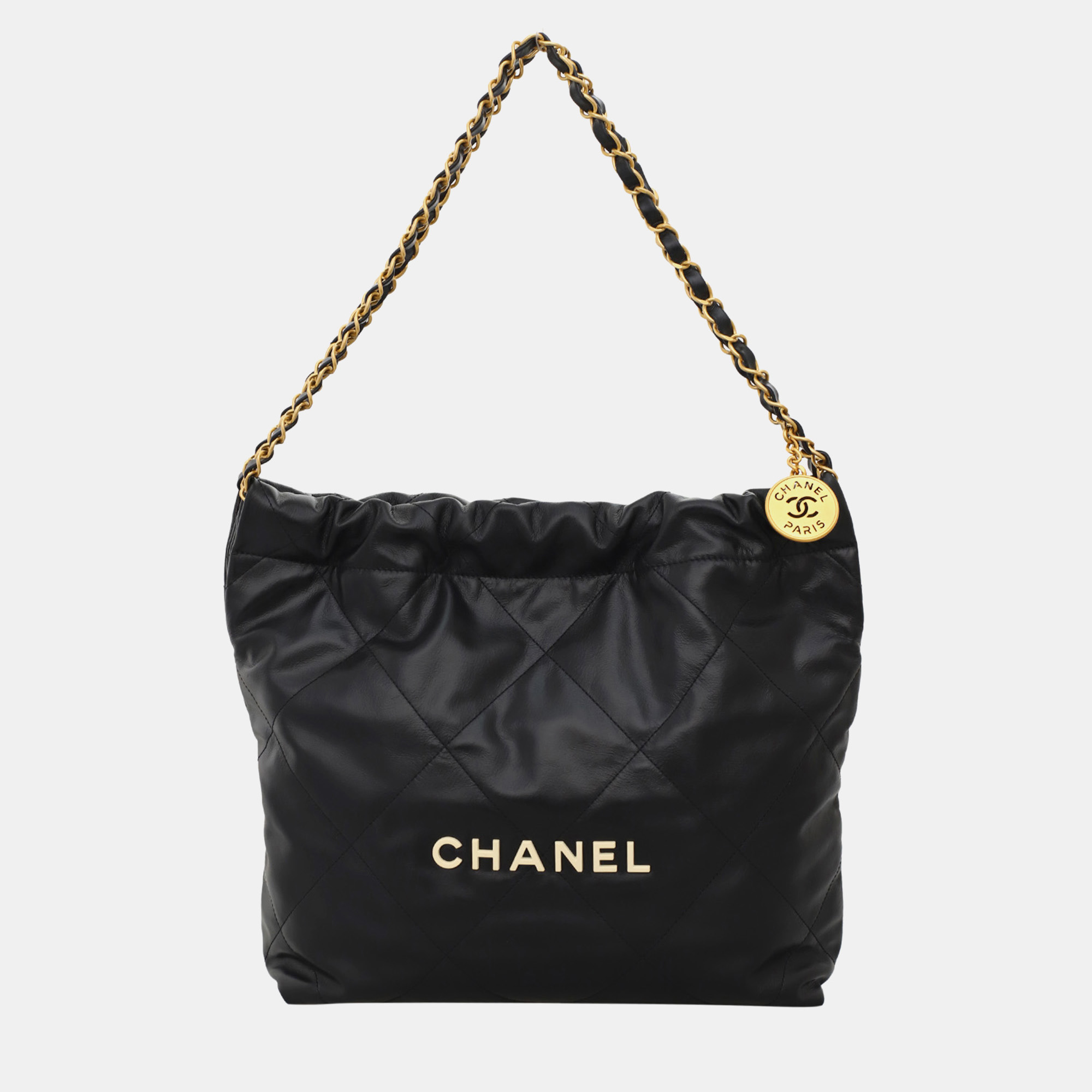 

Chanel Small C22 Shoulder Bag, Black