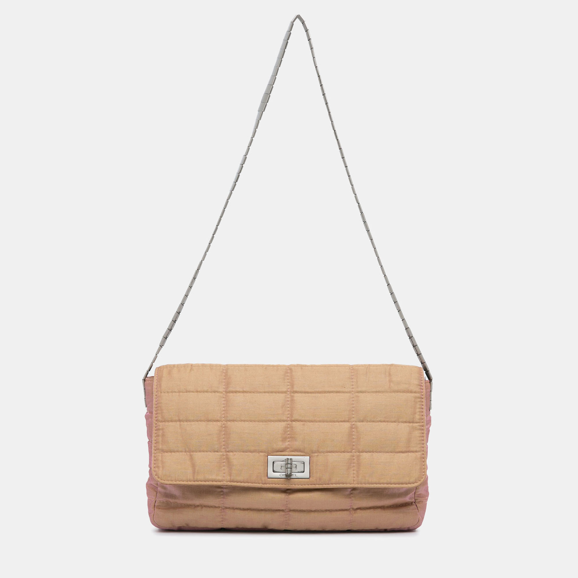 

Chanel Beige Reissue 2.55 Iridescent Chocolate Bar Shoulder Bag