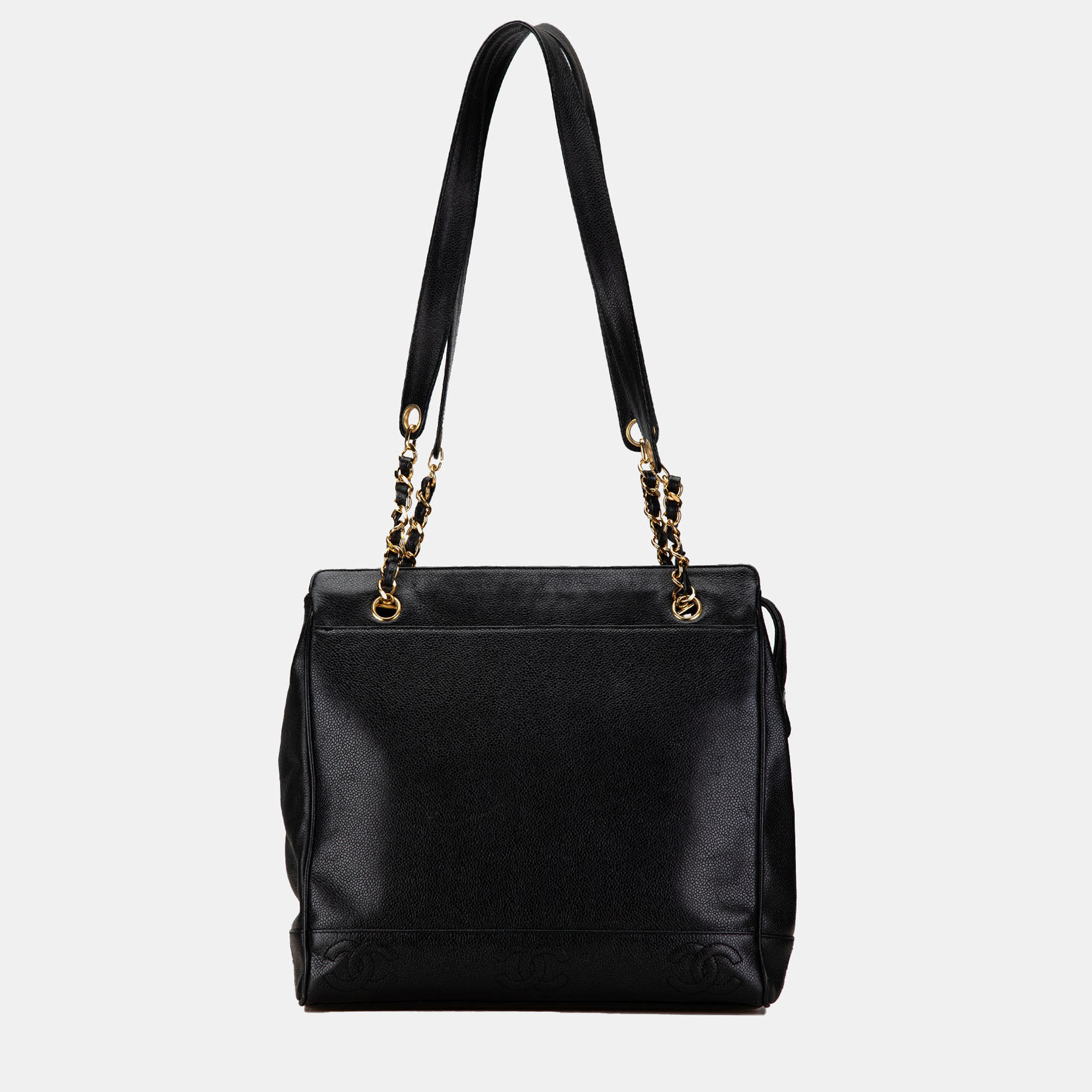 

Chanel Black Triple CC Caviar Shoulder Bag