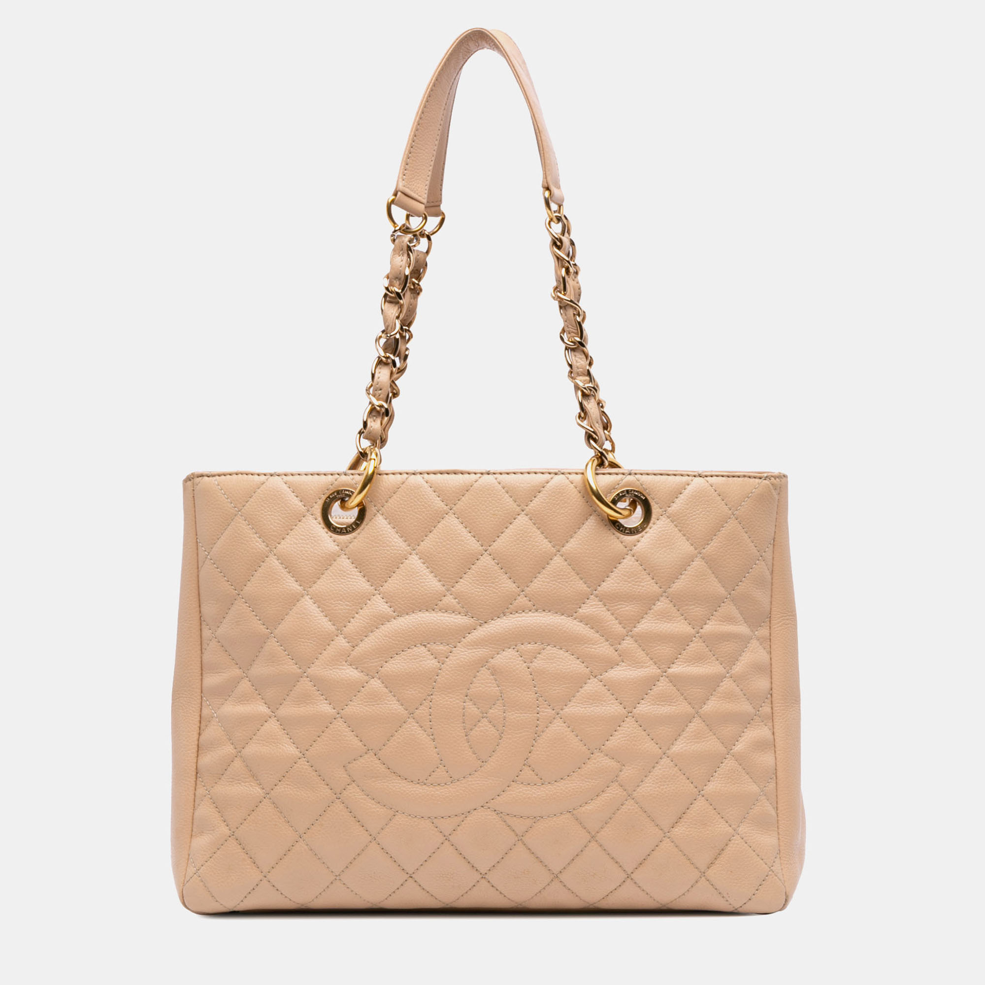 

Chanel Beige Caviar Grand Shopping Tote