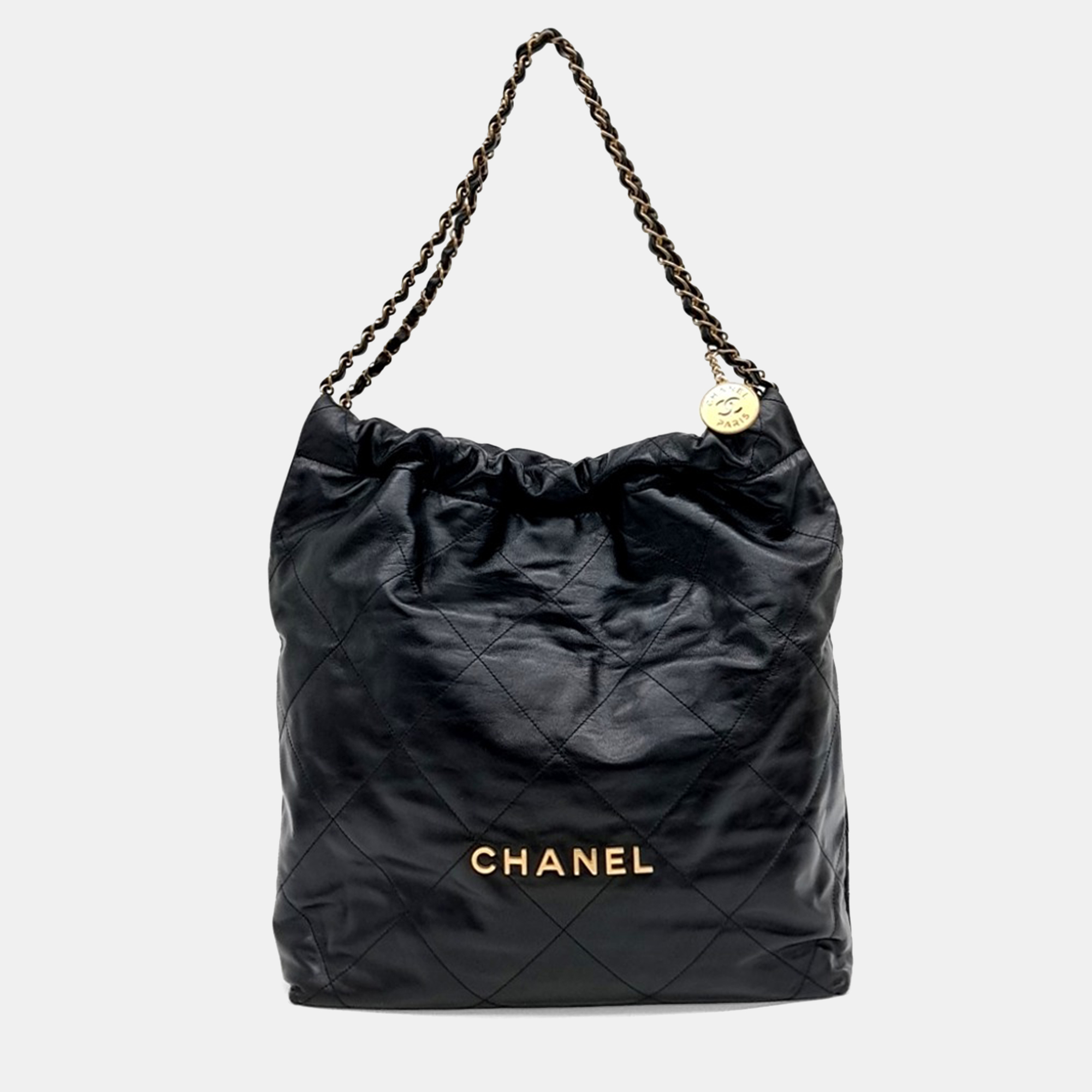 

Chanel Black Leather 22 bag