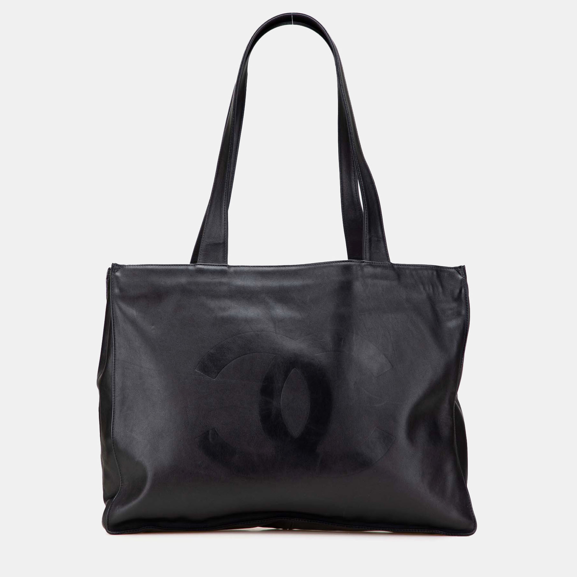 

Chanel Black CC Lambskin Tote