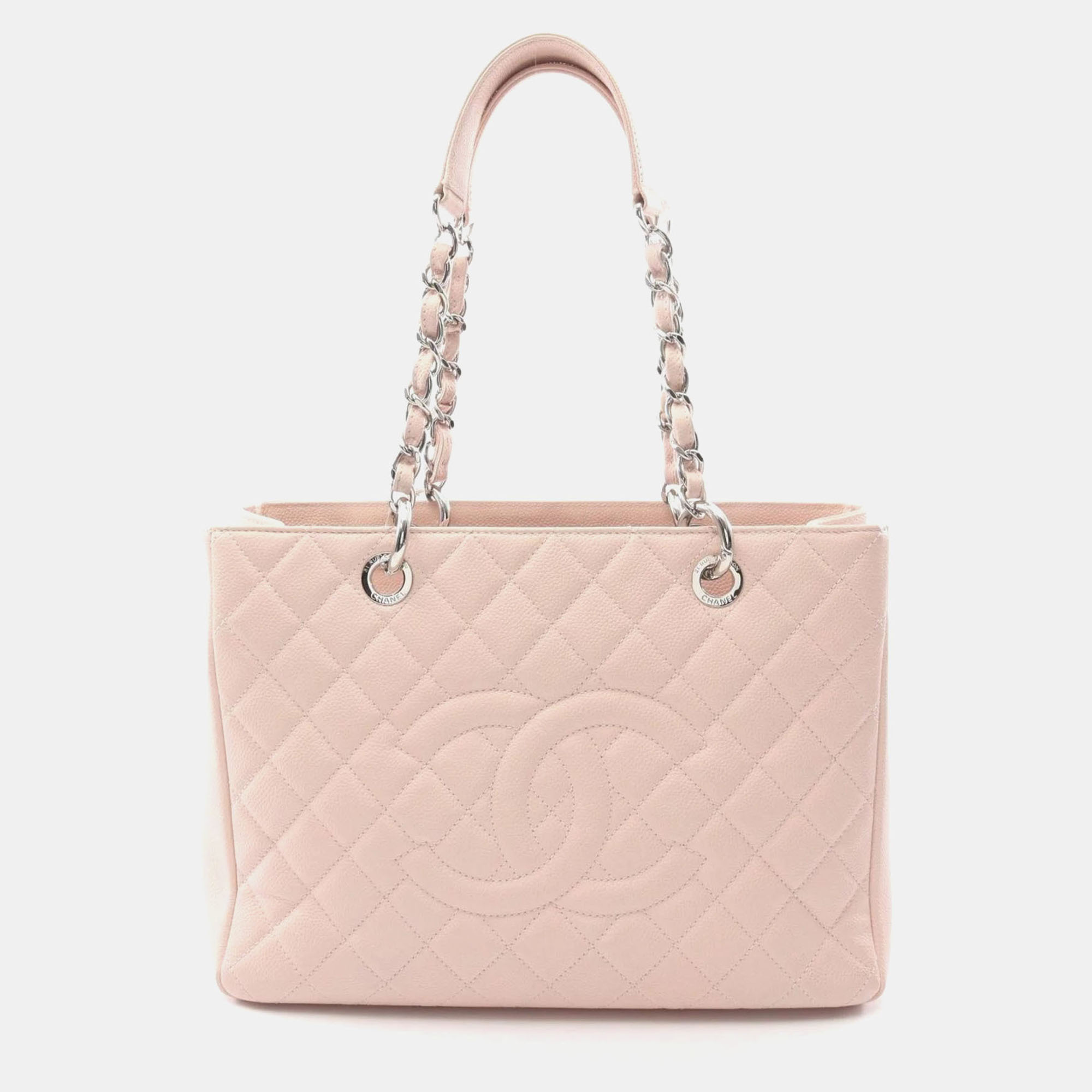 

Chanel Grand Shopping Pink Leather Tote Bag