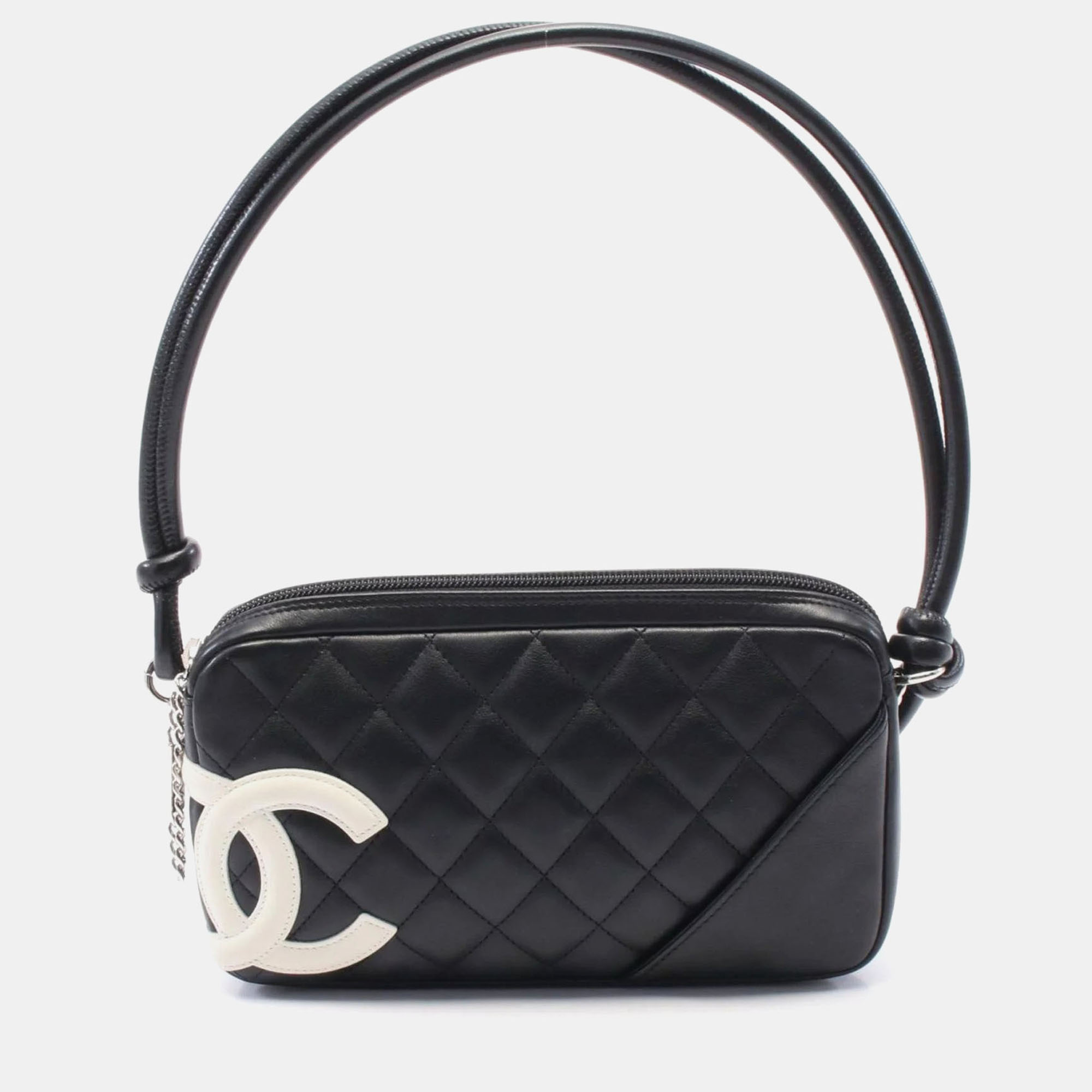 

Chanel Cambon Ligne Black/White Leather Handbag