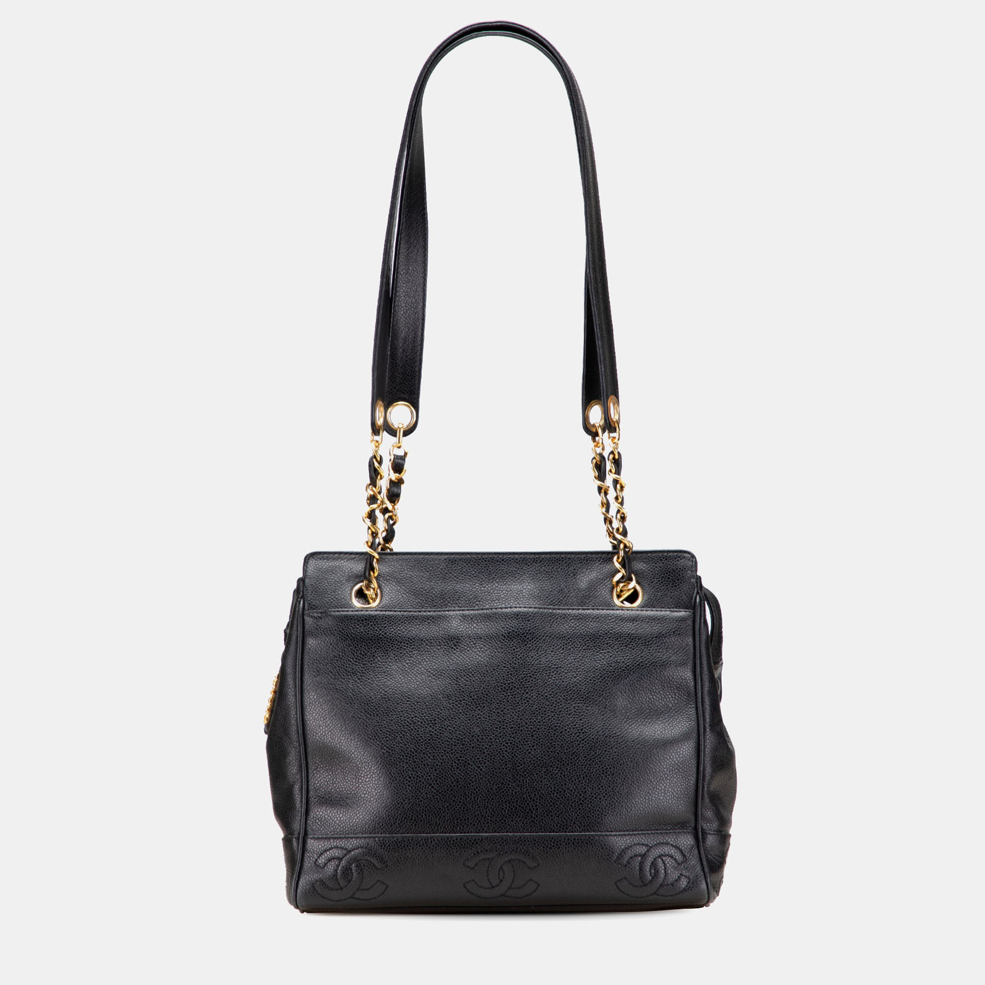 

Chanel Black Triple CC Caviar Shoulder Bag
