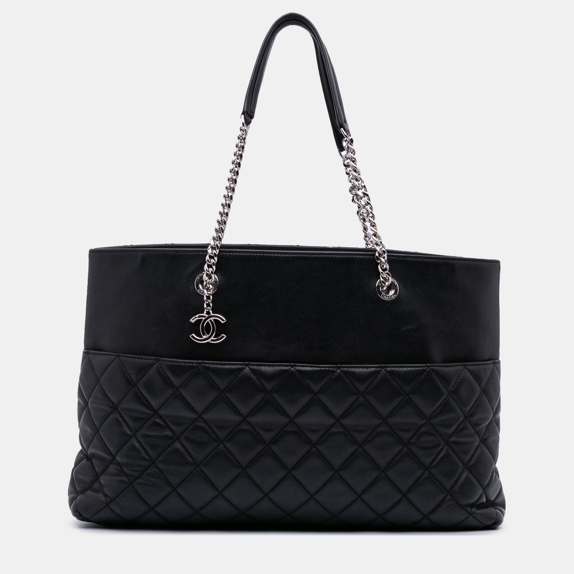 

Chanel Black CC Quilted Lambskin Urban Delight Tote