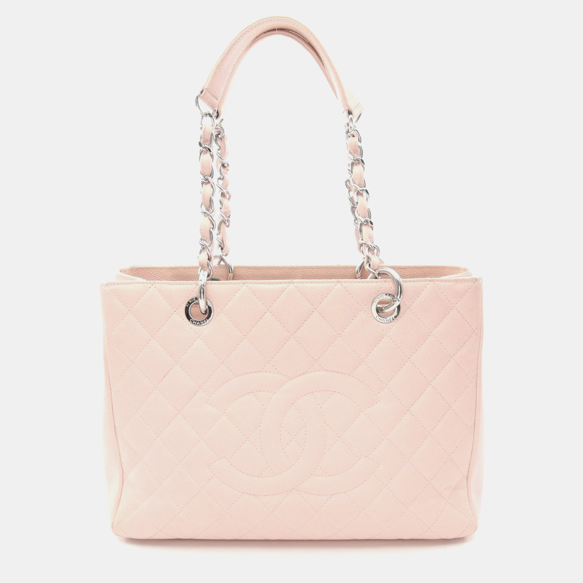 

Chanel GST Pink Grained Calfskin Leather Tote Bag