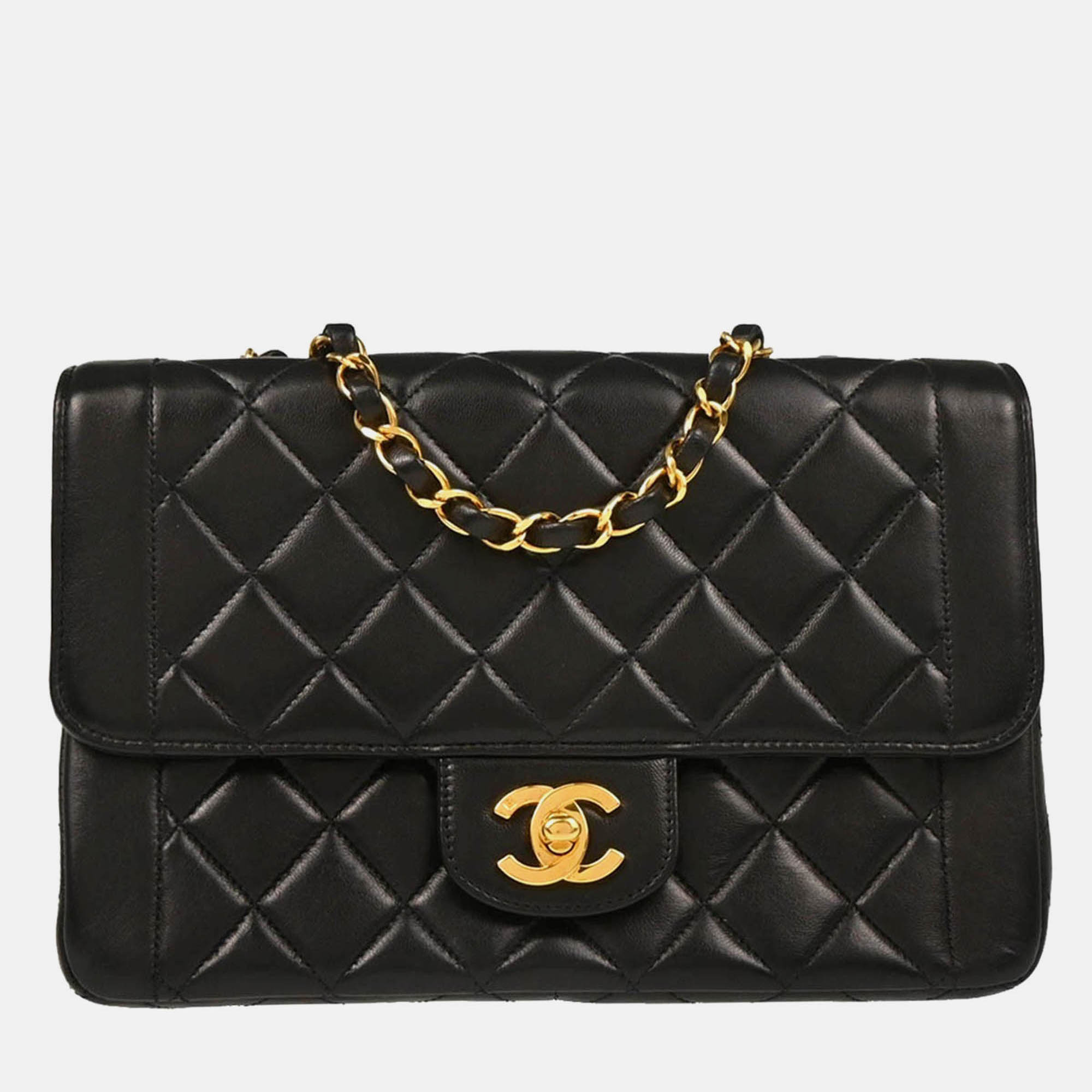 

Chanel Shoulder Bag Black Lambskin Shoulder Bag
