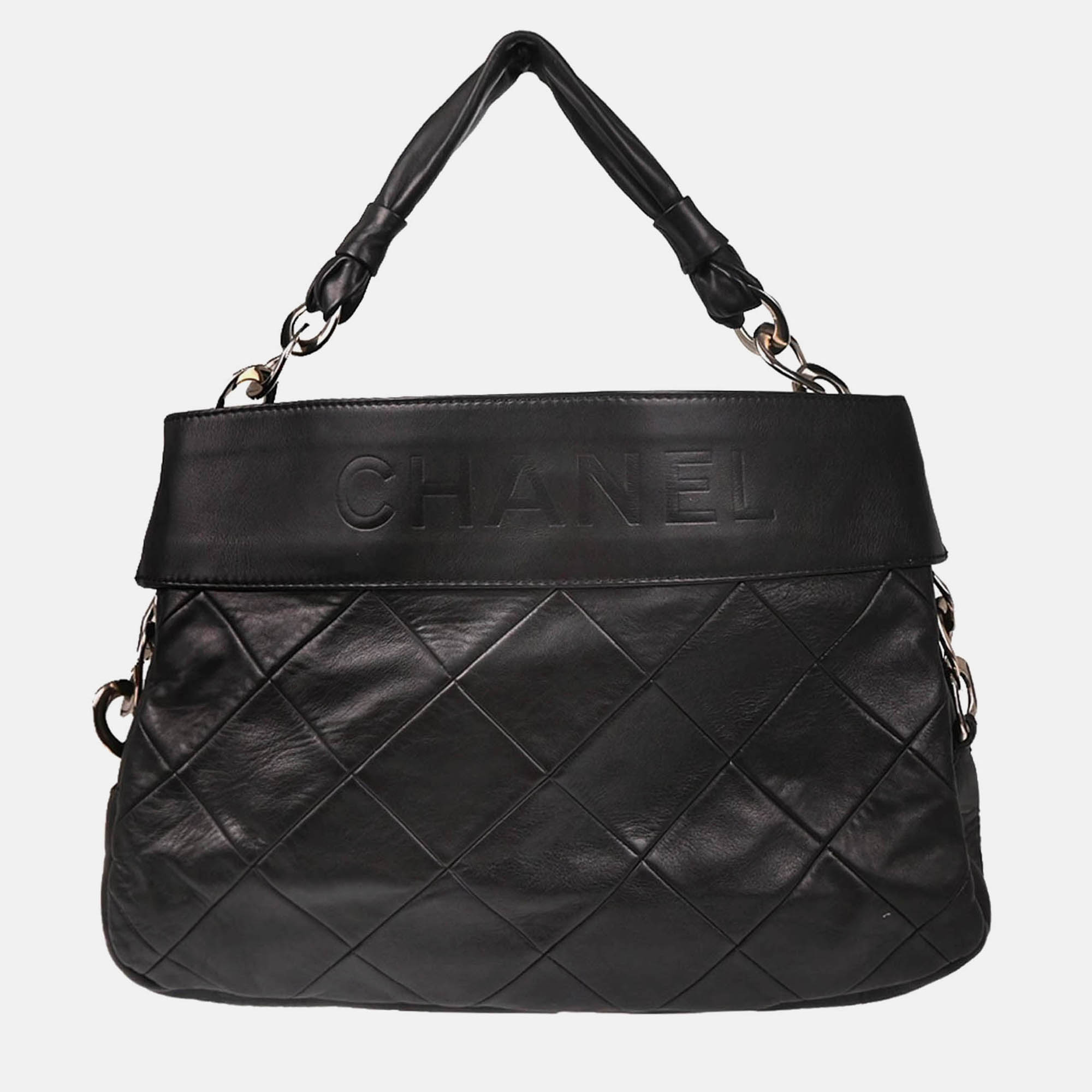 

Chanel Black Calfskin Handbag