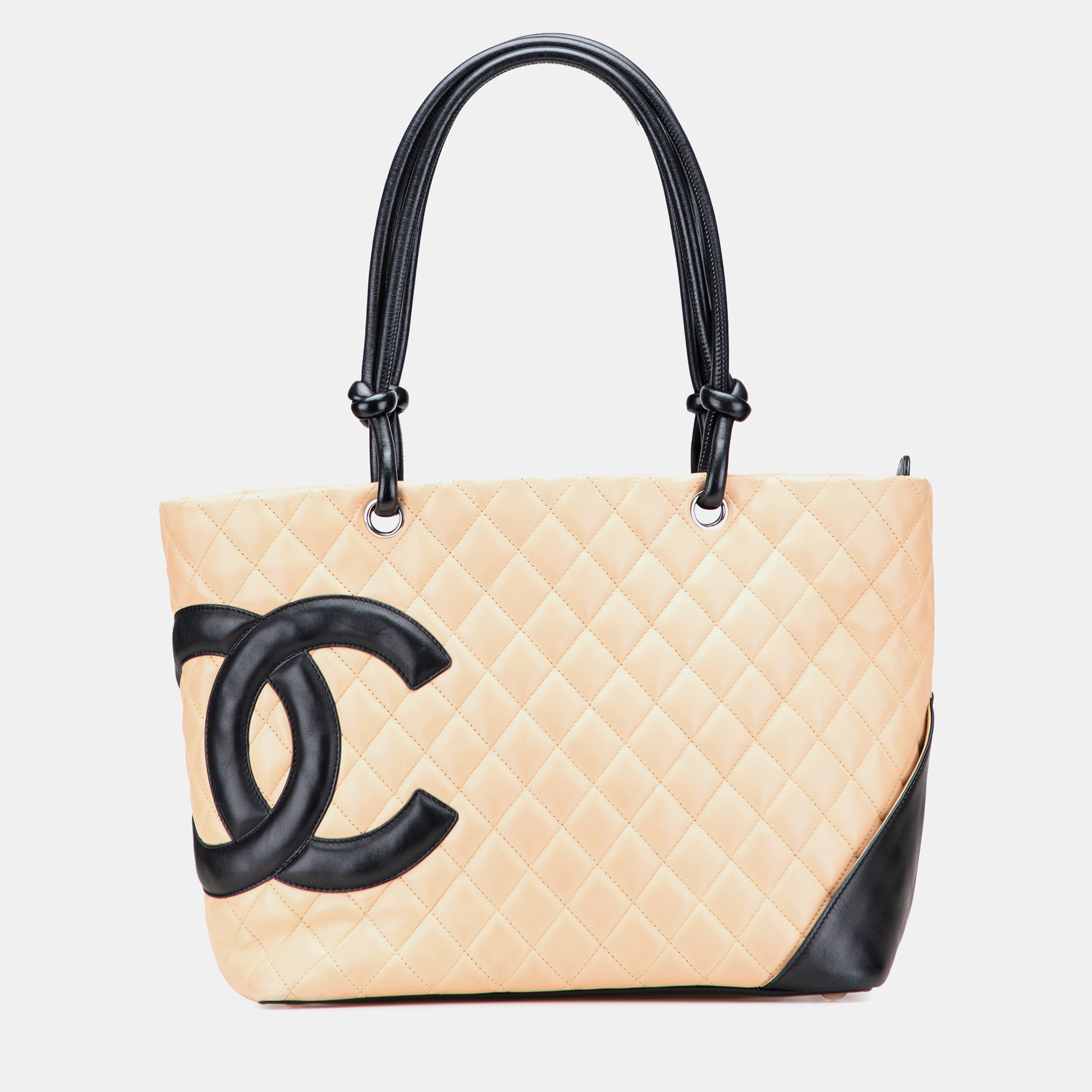 

Chanel Brown Large Quilted Calfskin Cambon Ligne Tote
