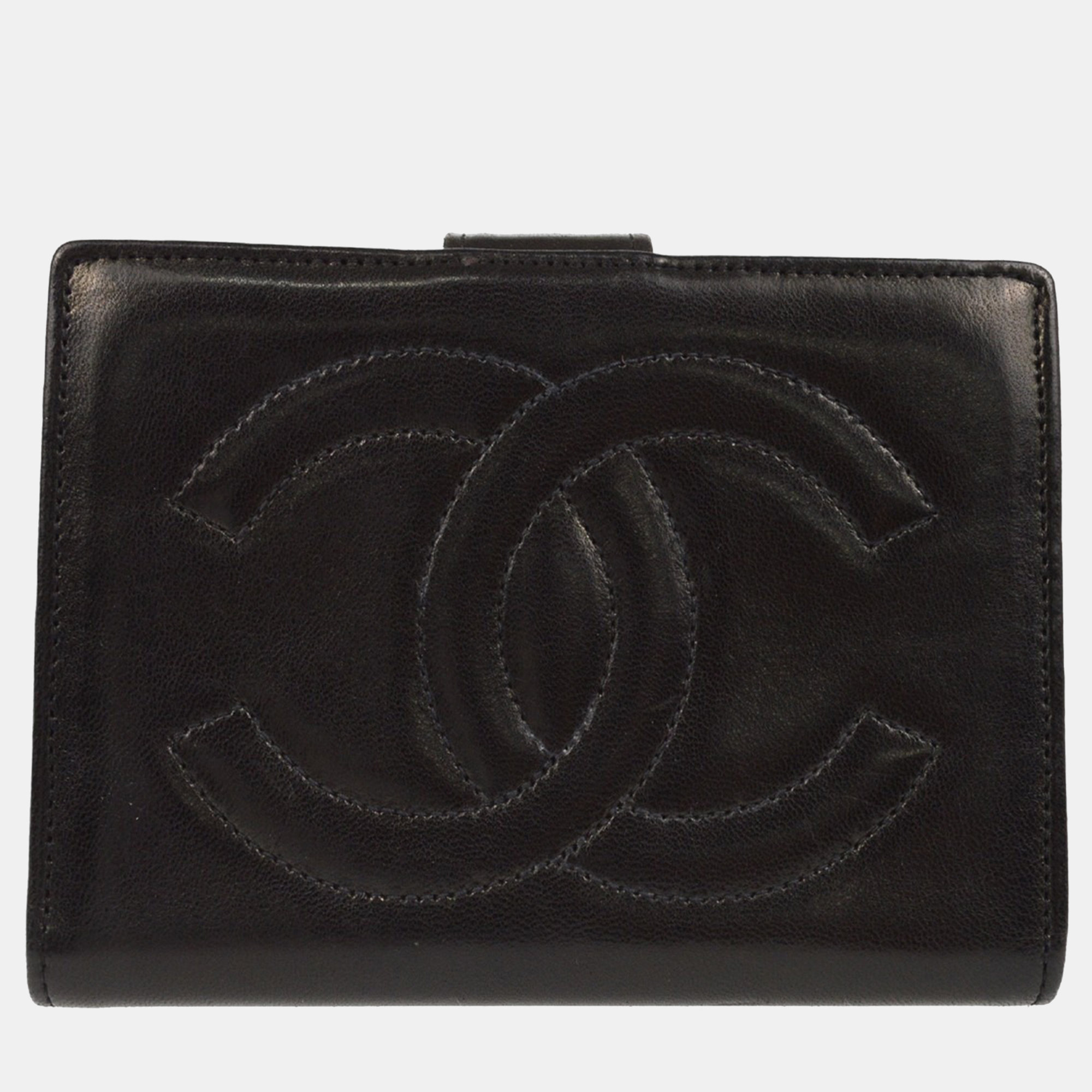 

Chanel Black Lambskin Bifold Wallet