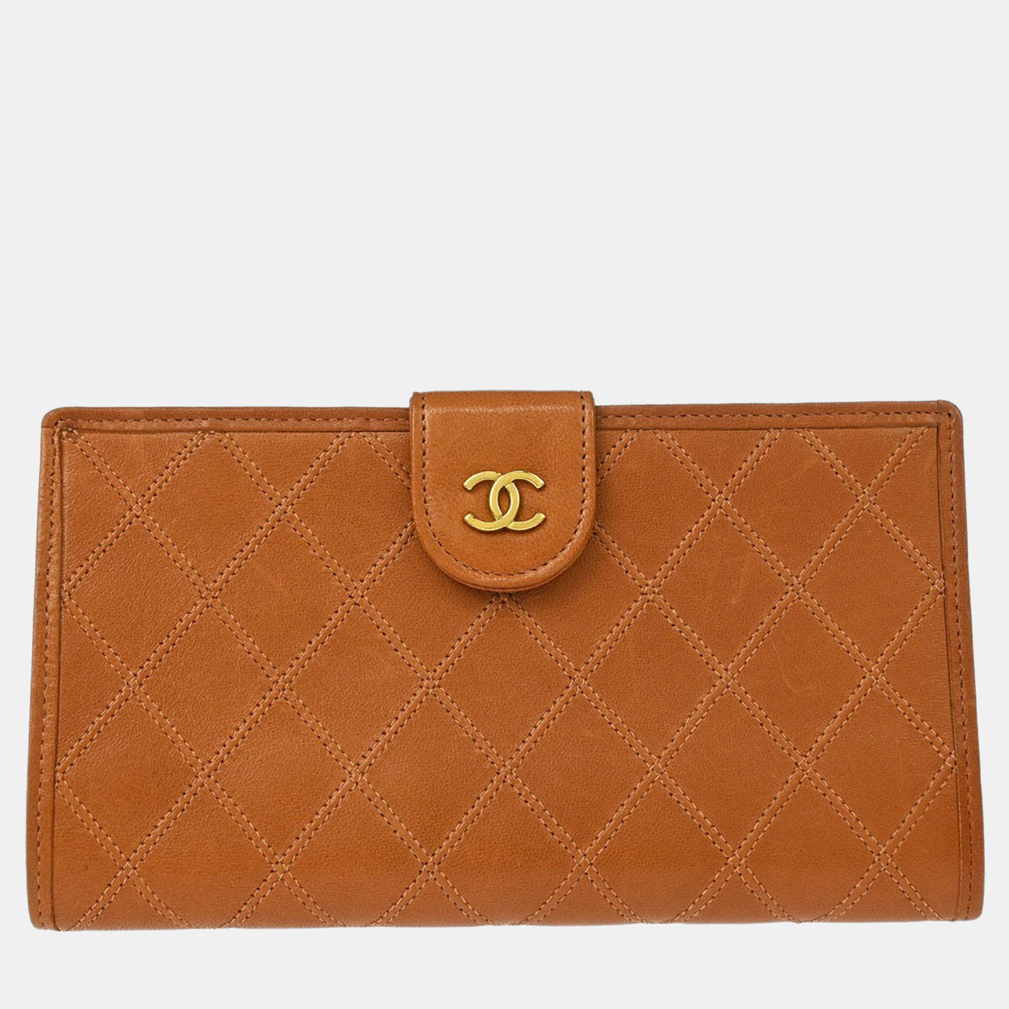 

Chanel Brown Lambskin Bicolore Wallet