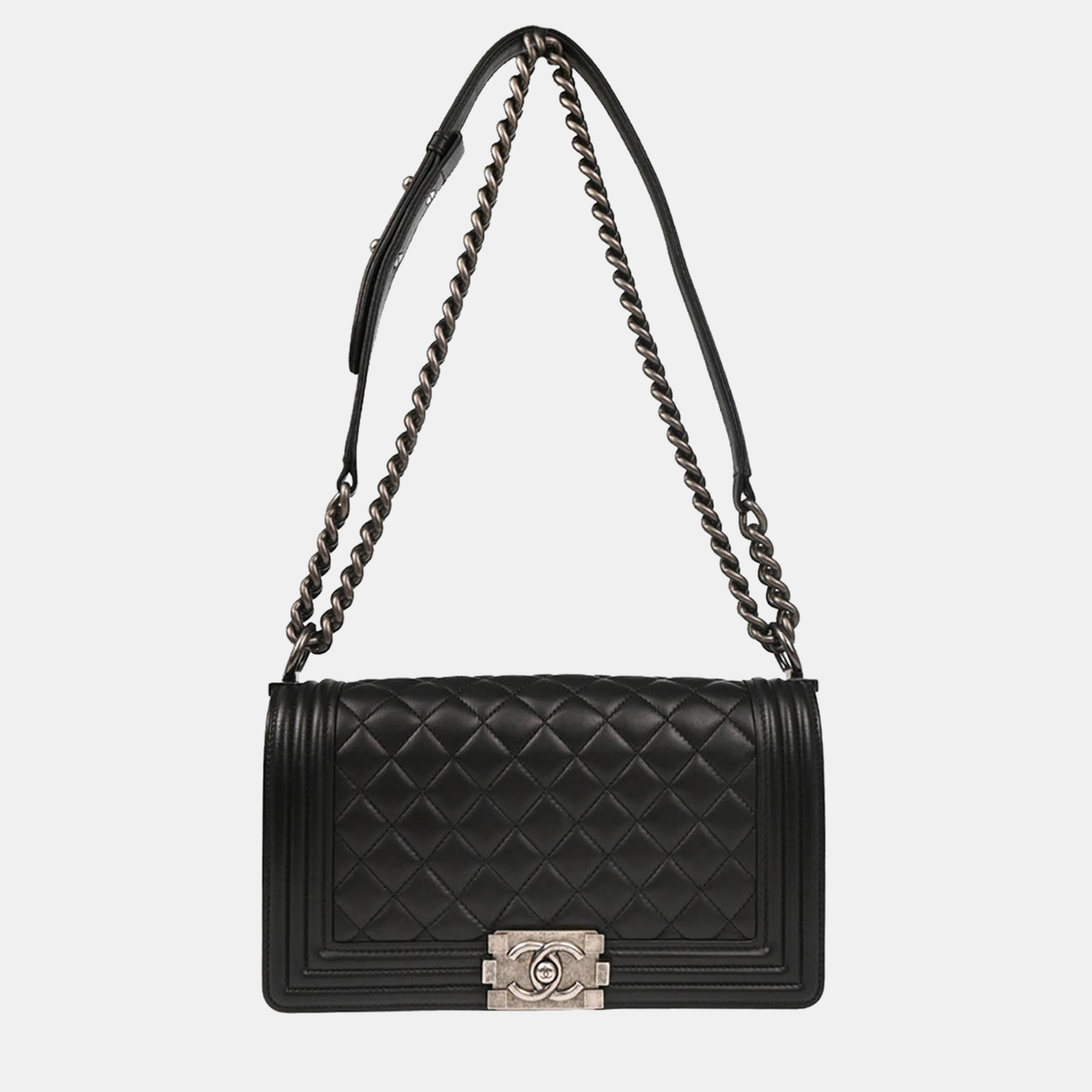 

Boy Chanel Black Calfskin Medium Shoulder Bag