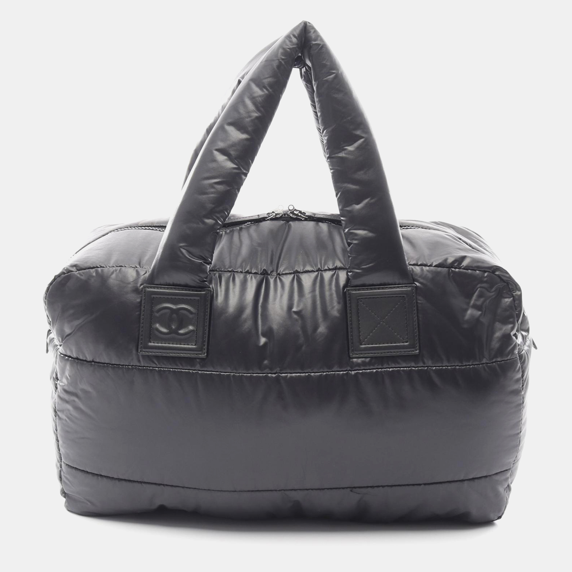 

Chanel Coco Cocoon Hand Bag Nylon Black Shw Cc