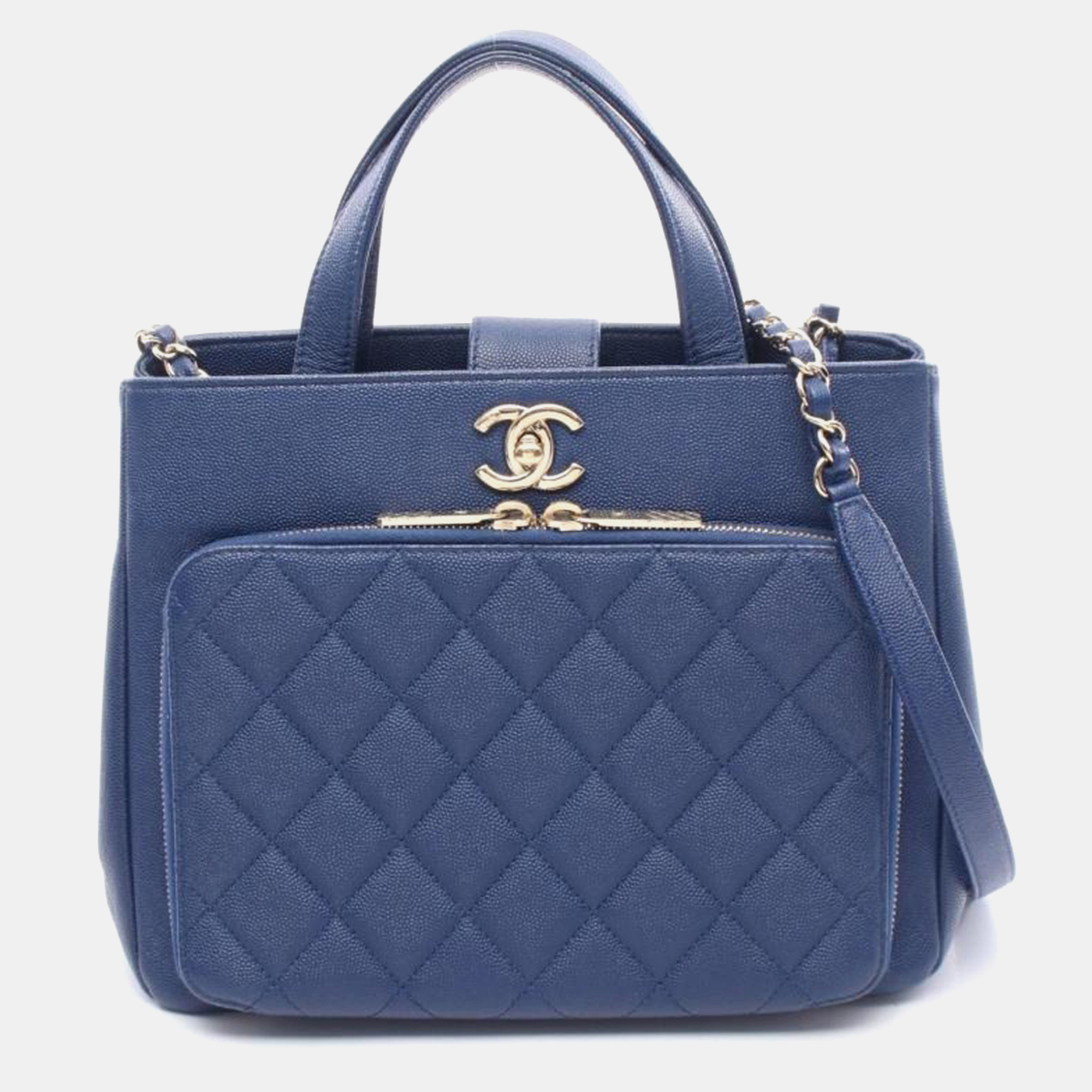 

Chanel Business Affinity Matelasse, Blue