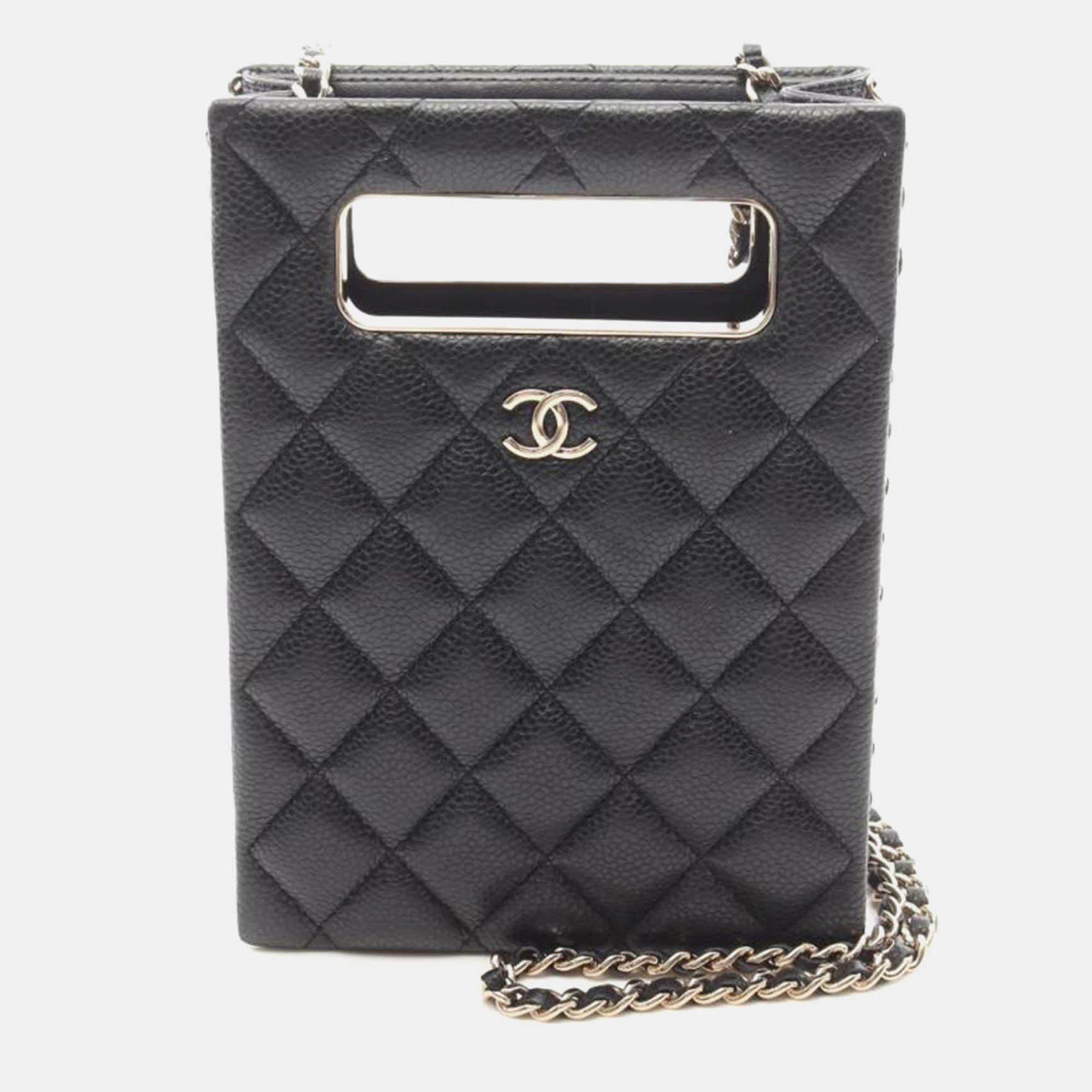 

Chanel Matelasse Evening, Black