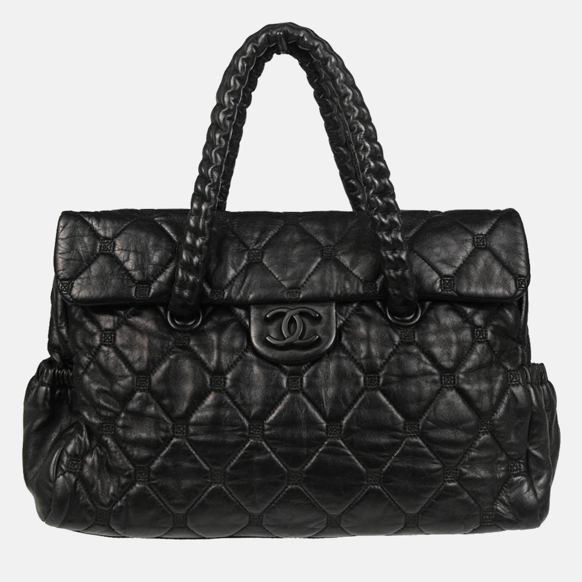 

Chanel Black Lambskin Handbag