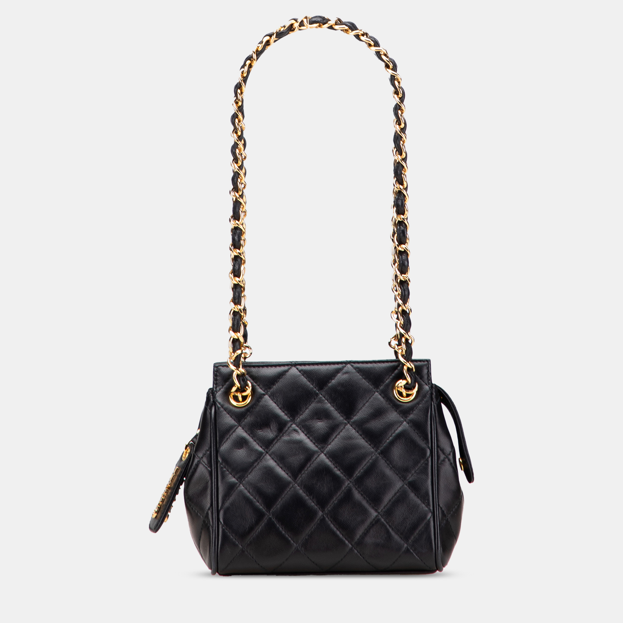 

Chanel Black Mini Quilted Lambskin Chain Shoulder Bag