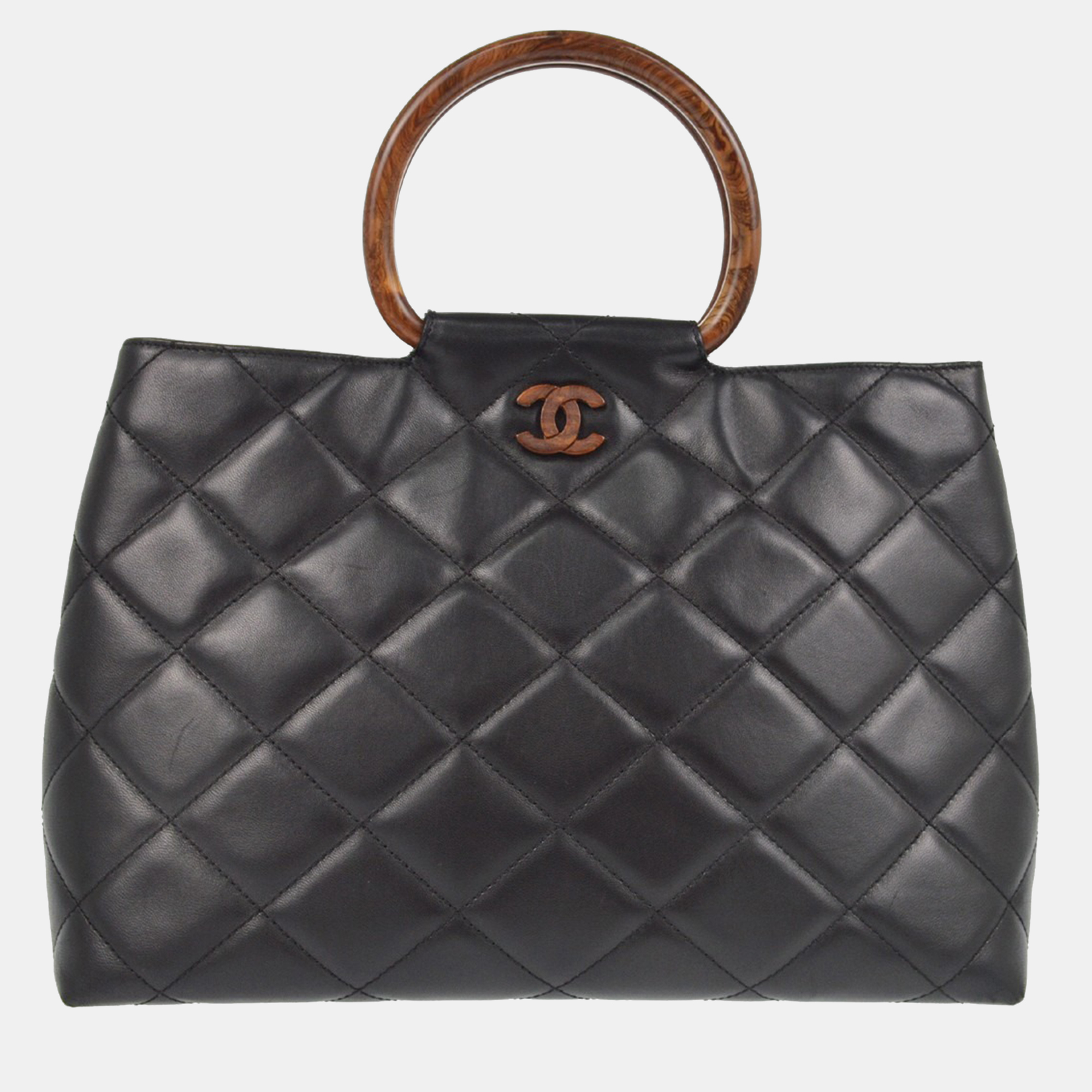 

Chanel Black Lambskin Tote Bag