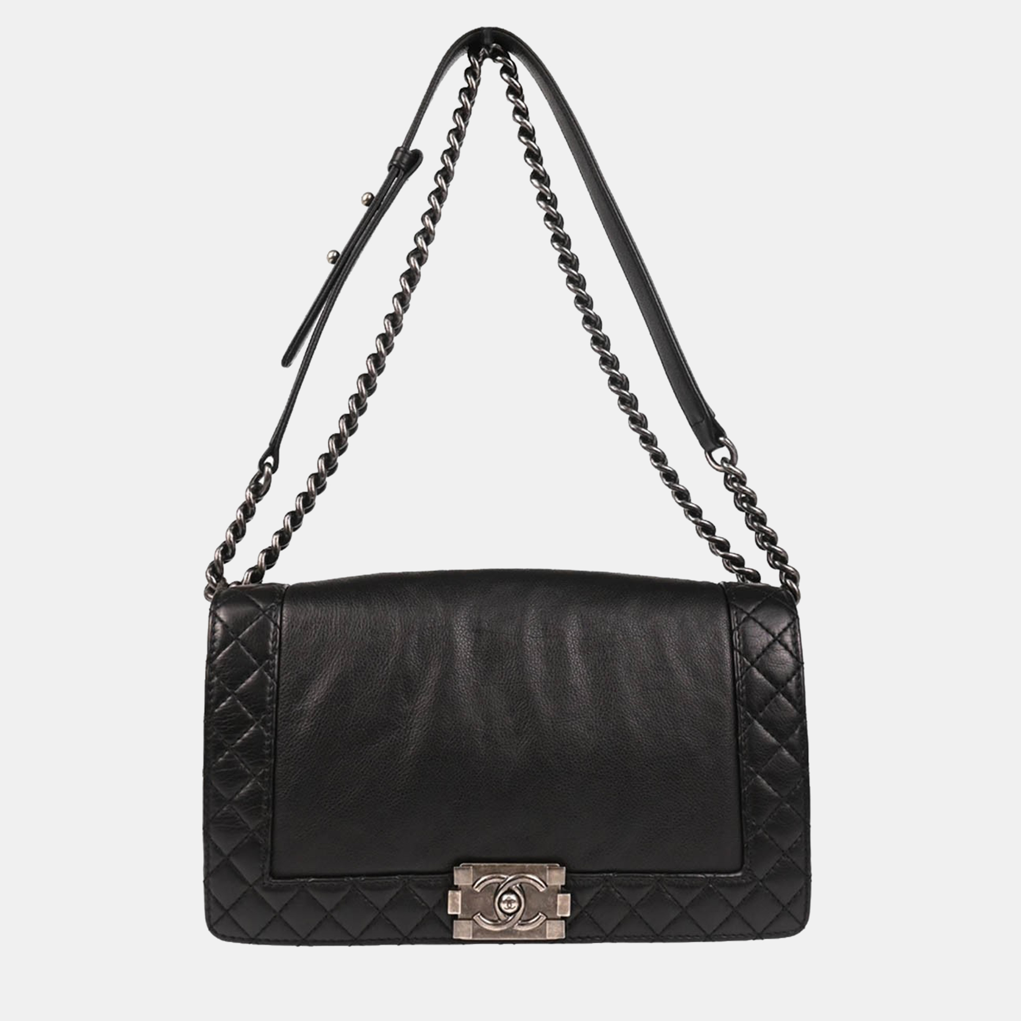 

Boy Reverso Chanel Black Calfskin Medium Shoulder Bag