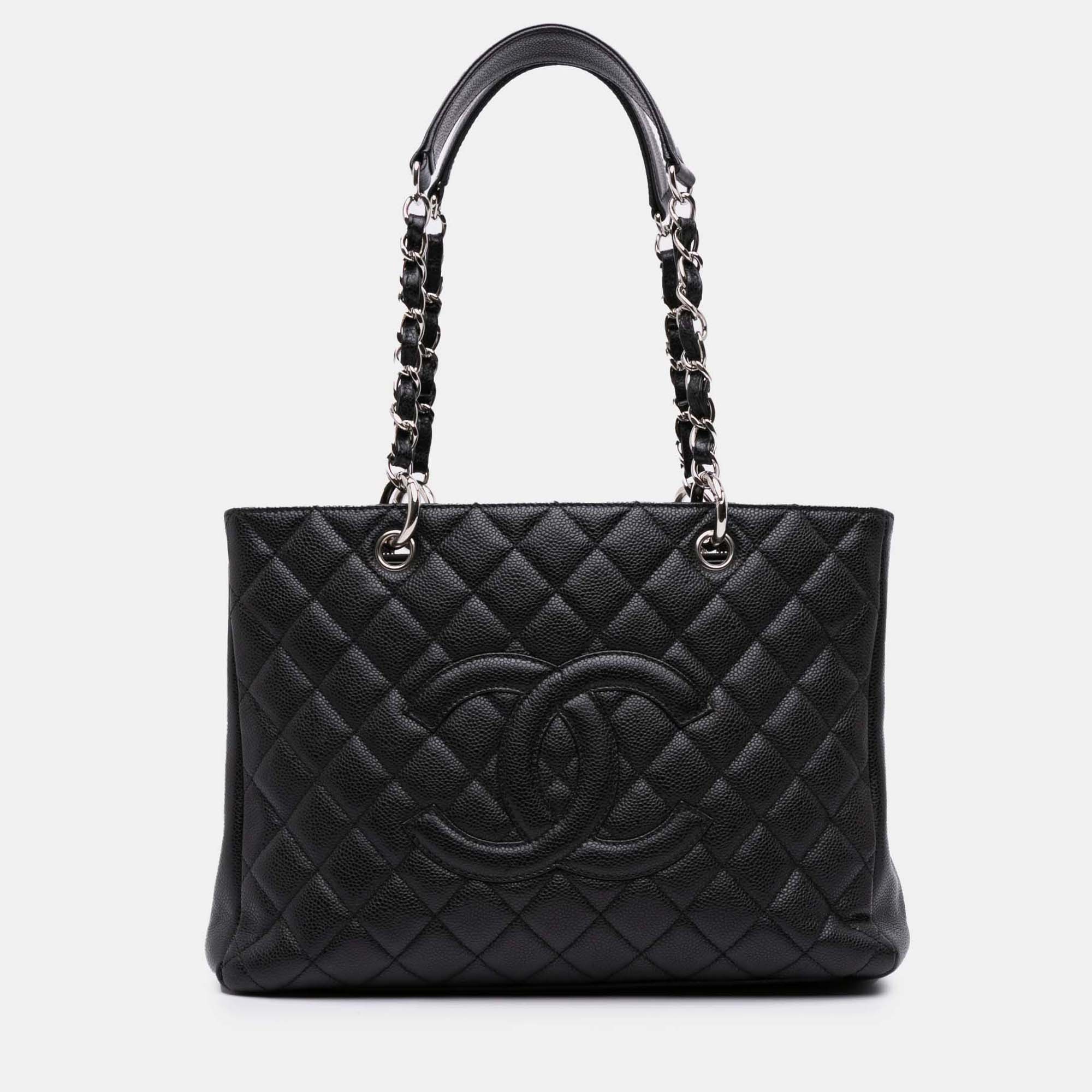 

Chanel Black Caviar Grand Shopping Tote