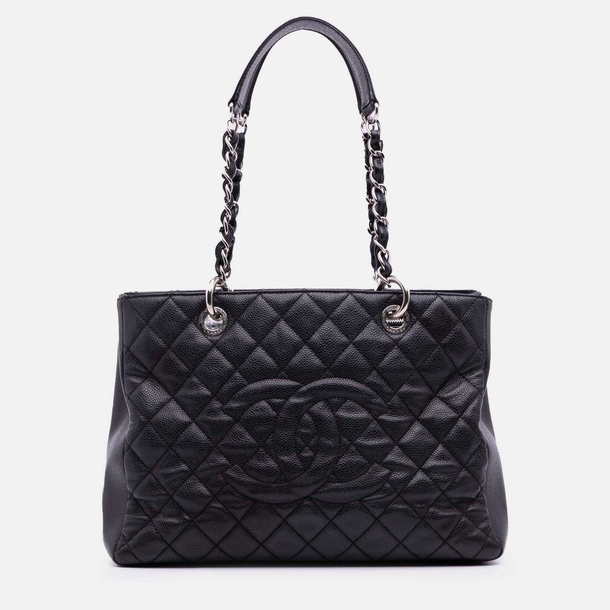 

Chanel Black Caviar Grand Shopping Tote