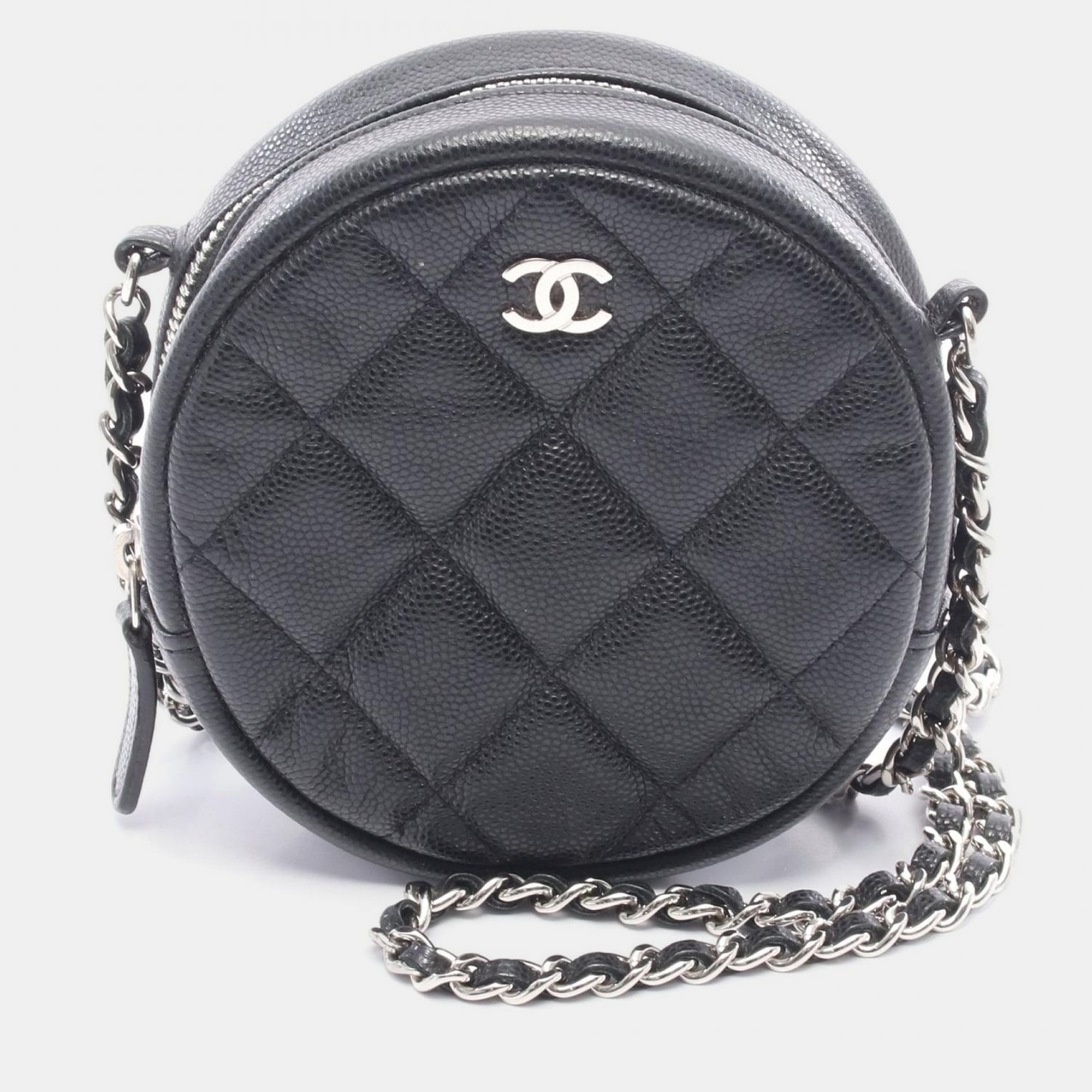 

Chanel Matelasse Black Calfskin Crossbody PST Chain Shoulder Bag