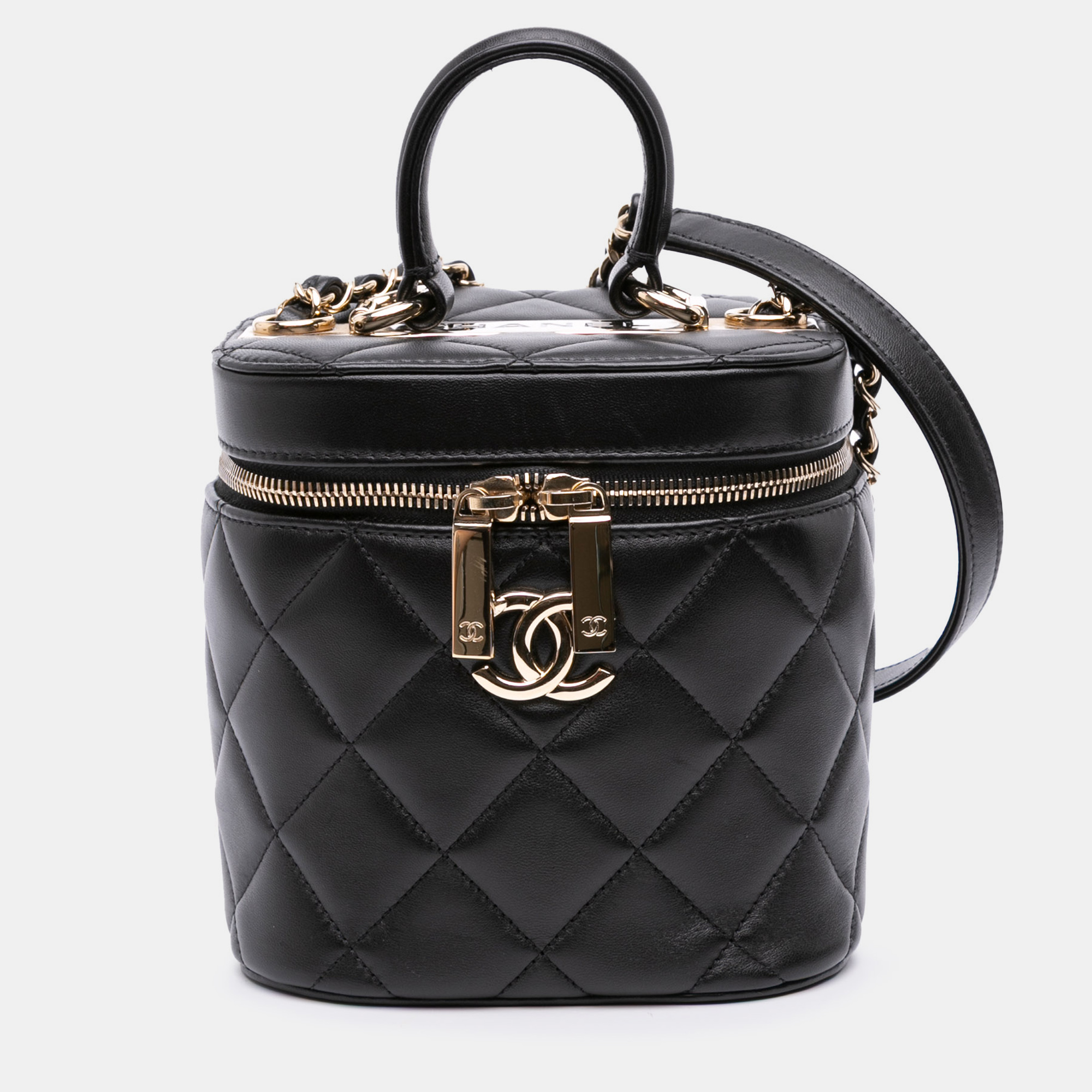 

Chanel Black Quilted Lambskin Trendy CC Vanity Case