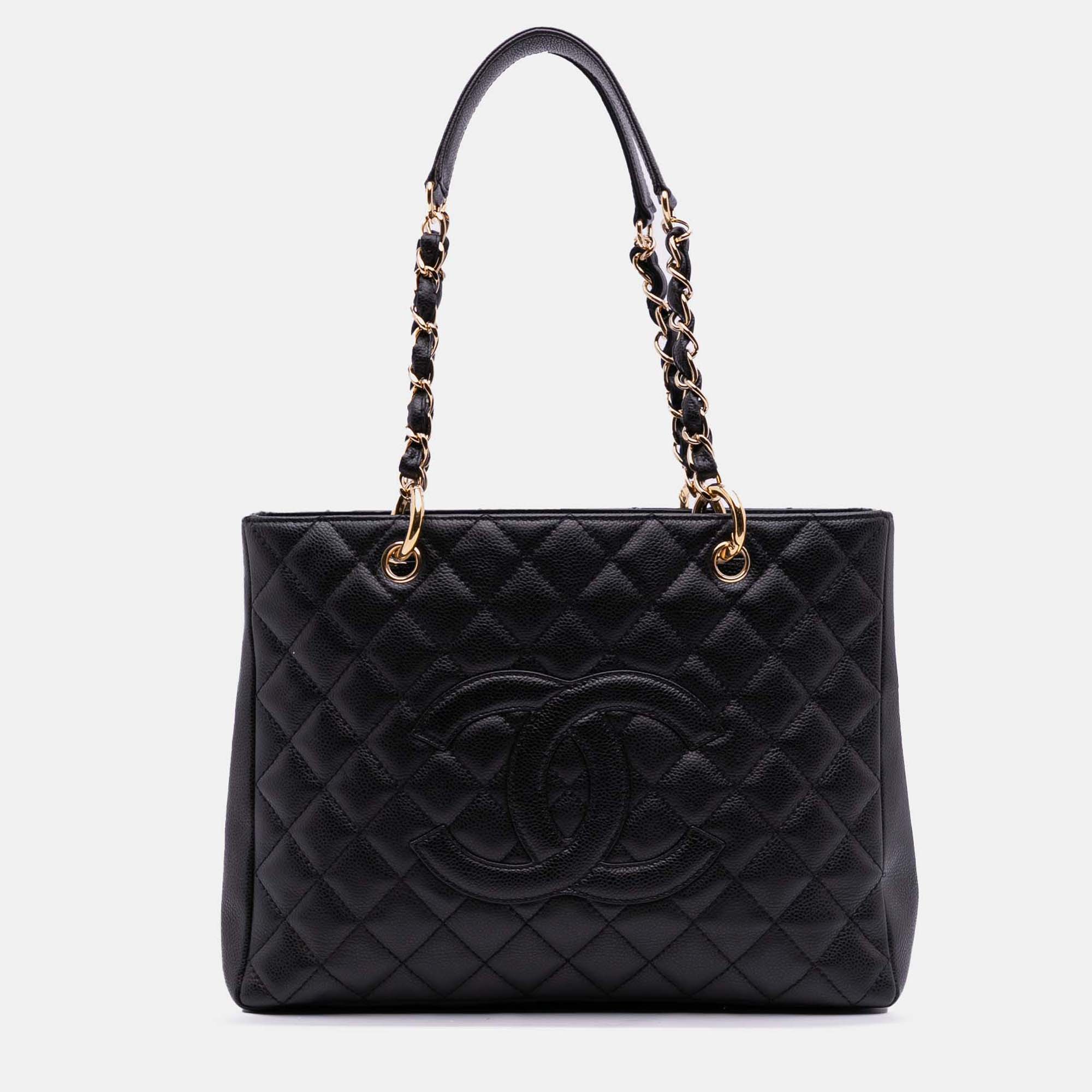 

Chanel Black Caviar Grand Shopping Tote