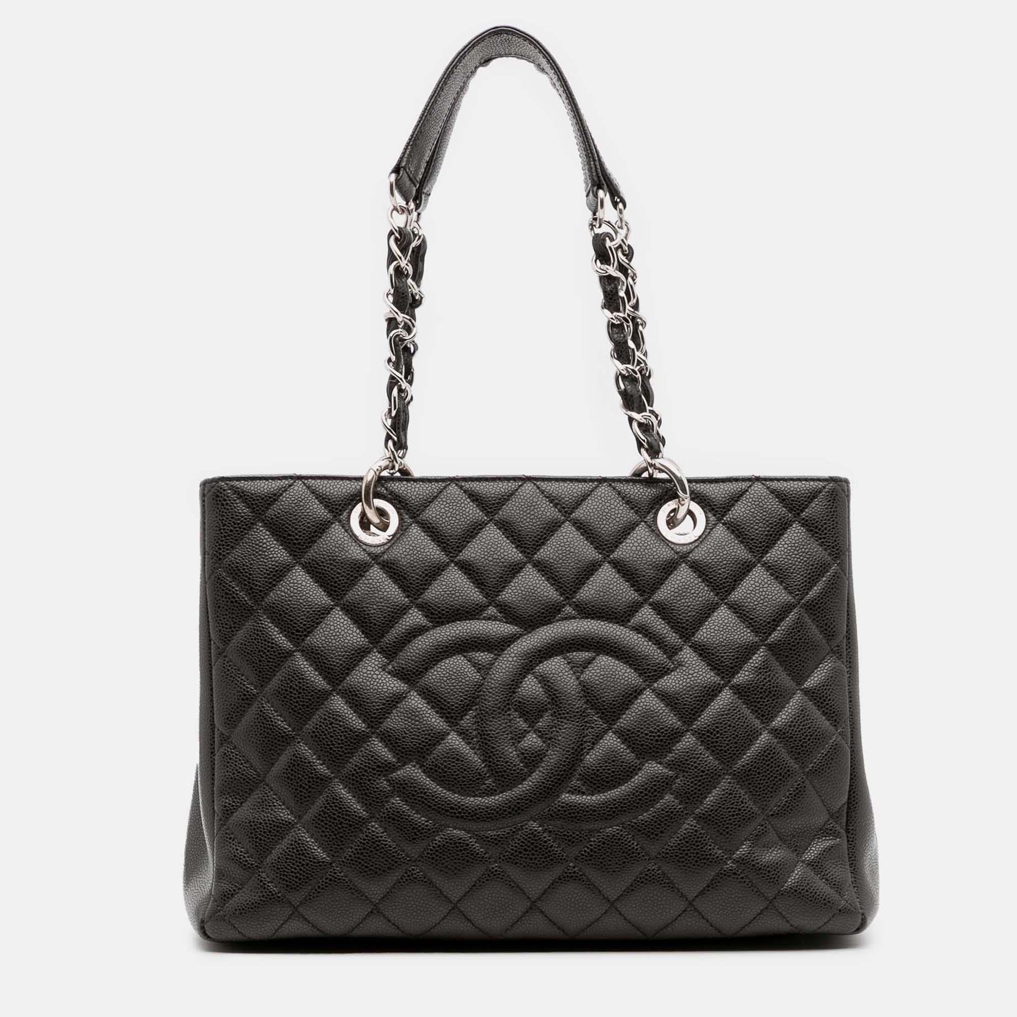 

Chanel Black Caviar Grand Shopping Tote