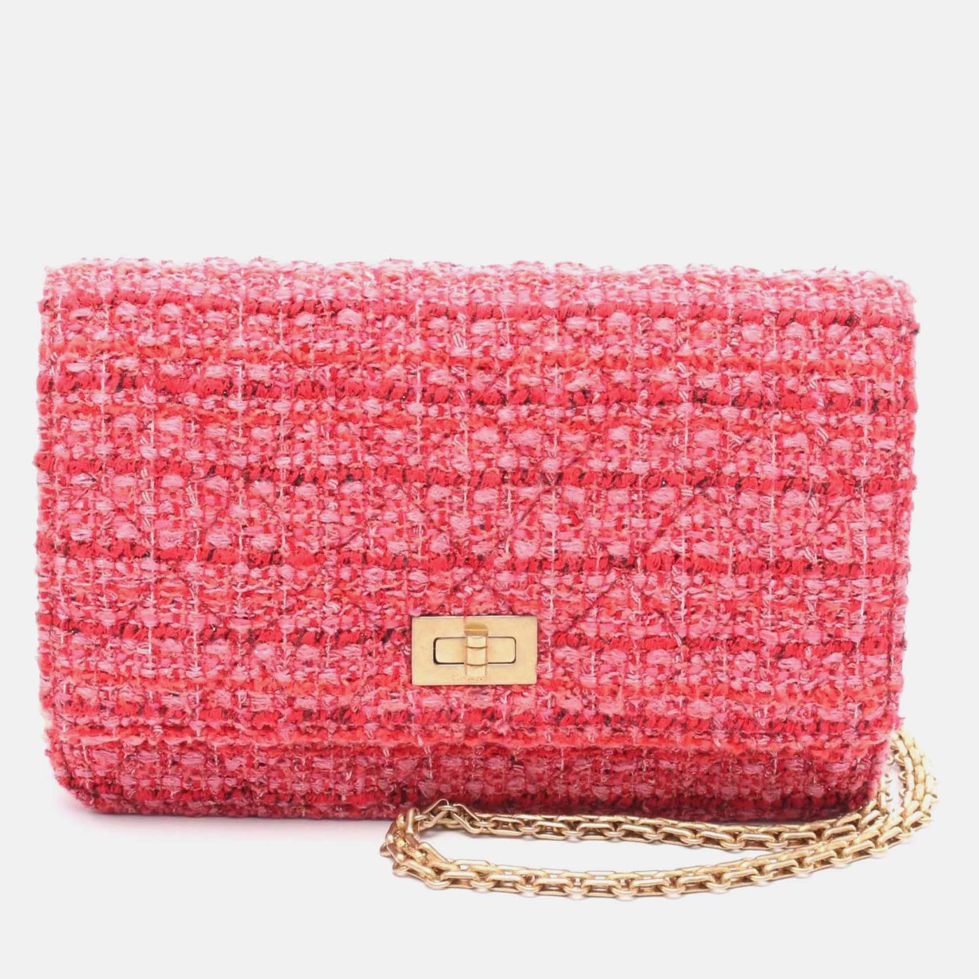 

Chanel 2.55 Red Fabric Shoulder Bag