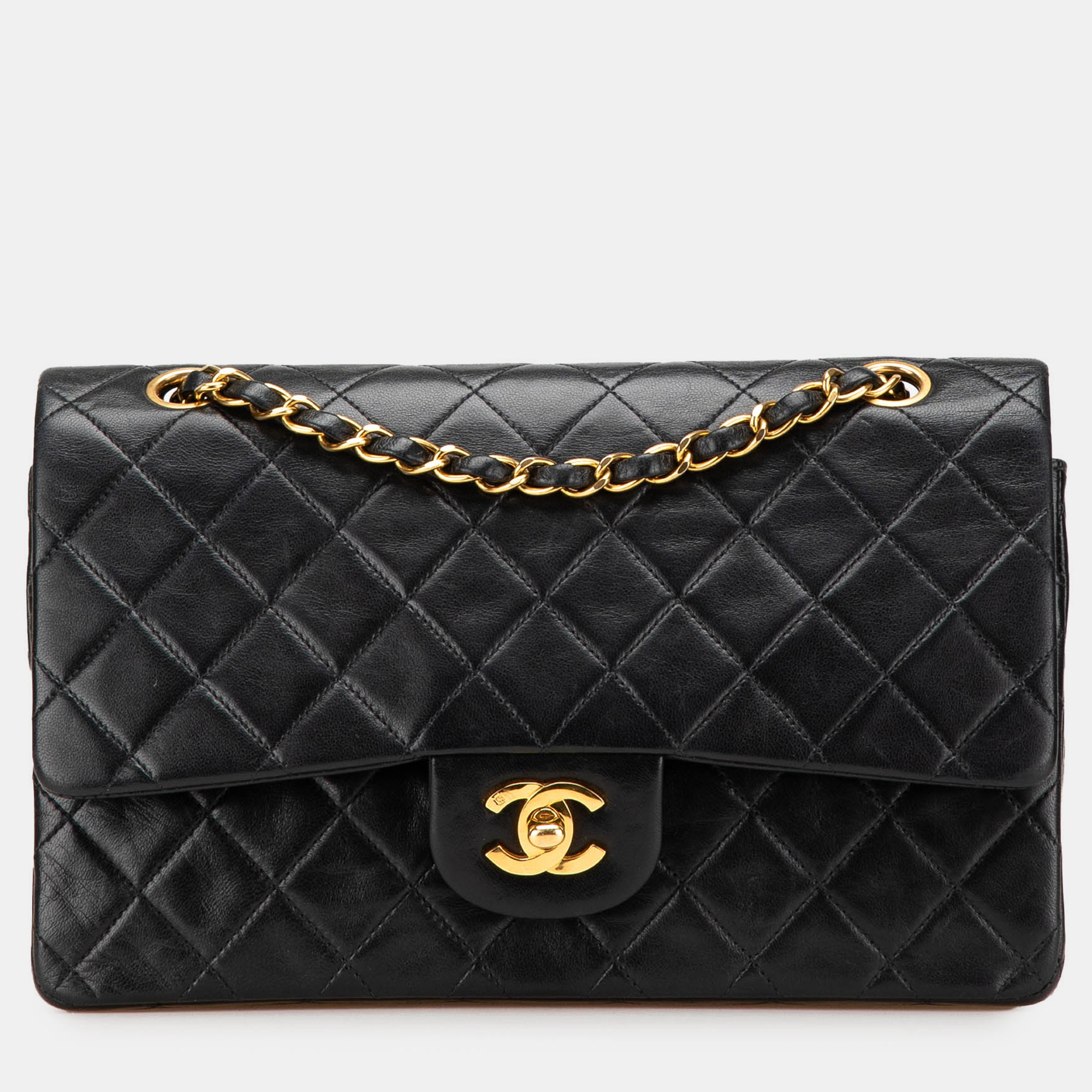 

Chanel Black Medium Classic Lambskin Double Flap