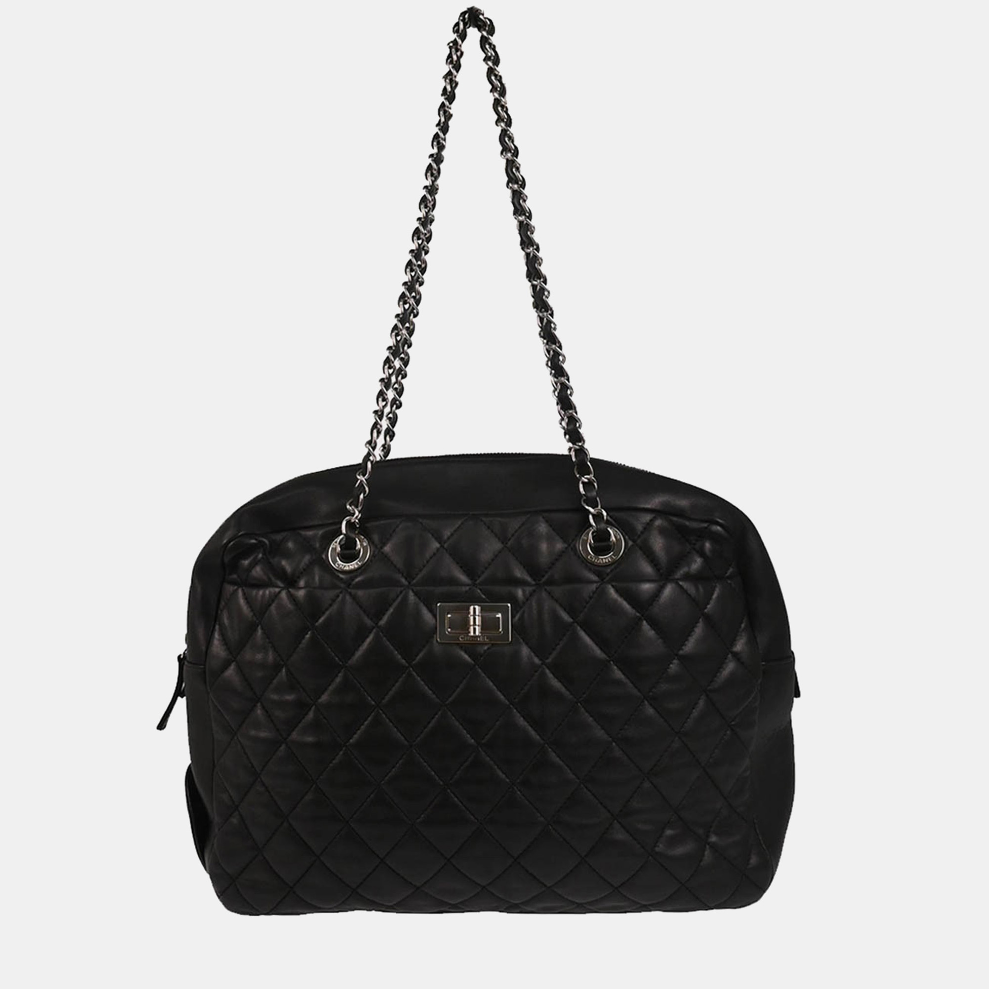 

Chanel Mademoiselle Lock Black Lambskin Shoulder Bag