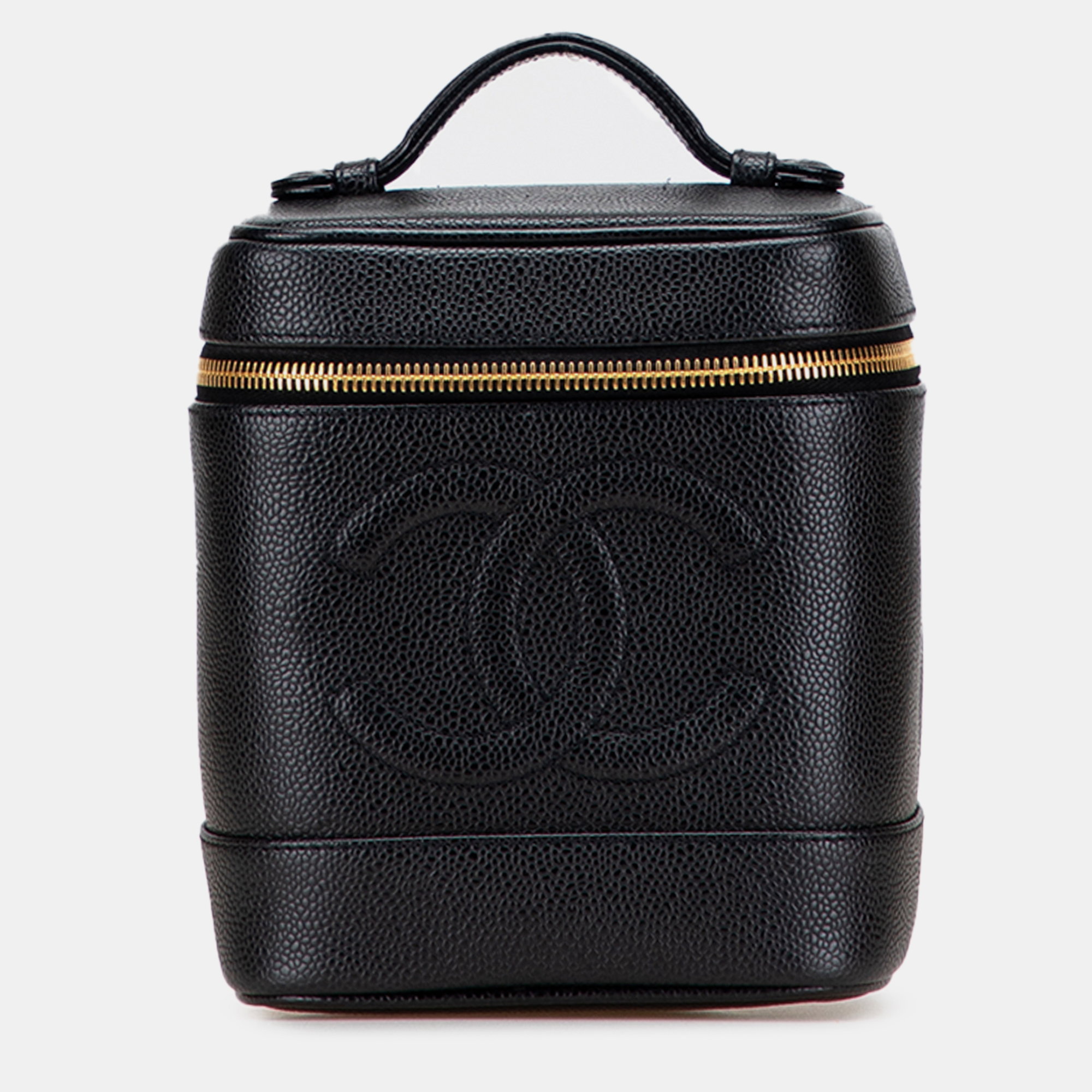 

Chanel Black CC Caviar Vanity Case