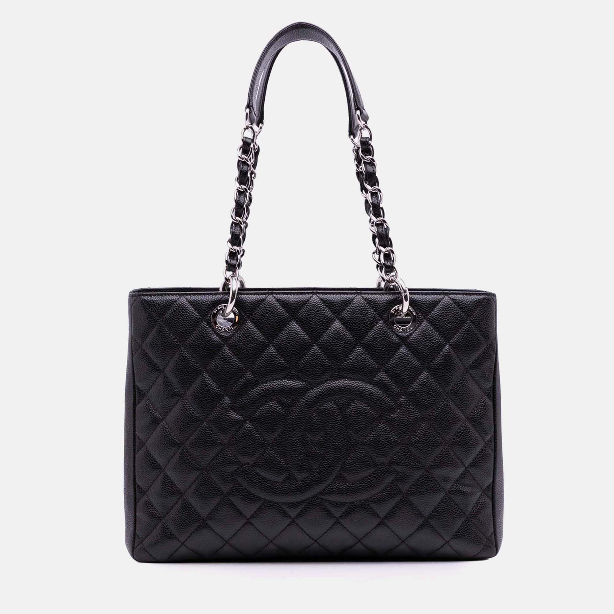 

Chanel Black Caviar Grand Shopping Tote