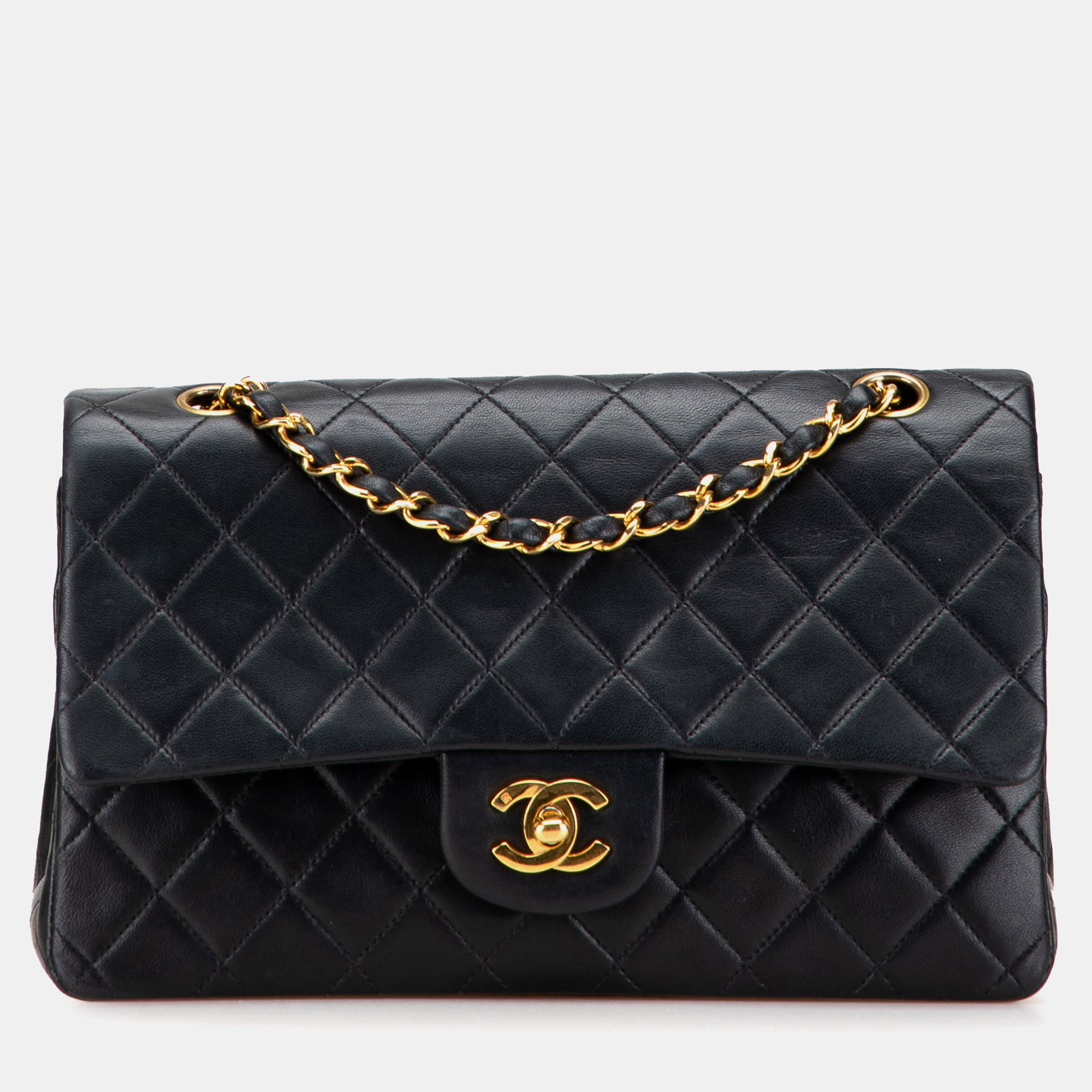 

Chanel Black Medium Classic Lambskin Double Flap