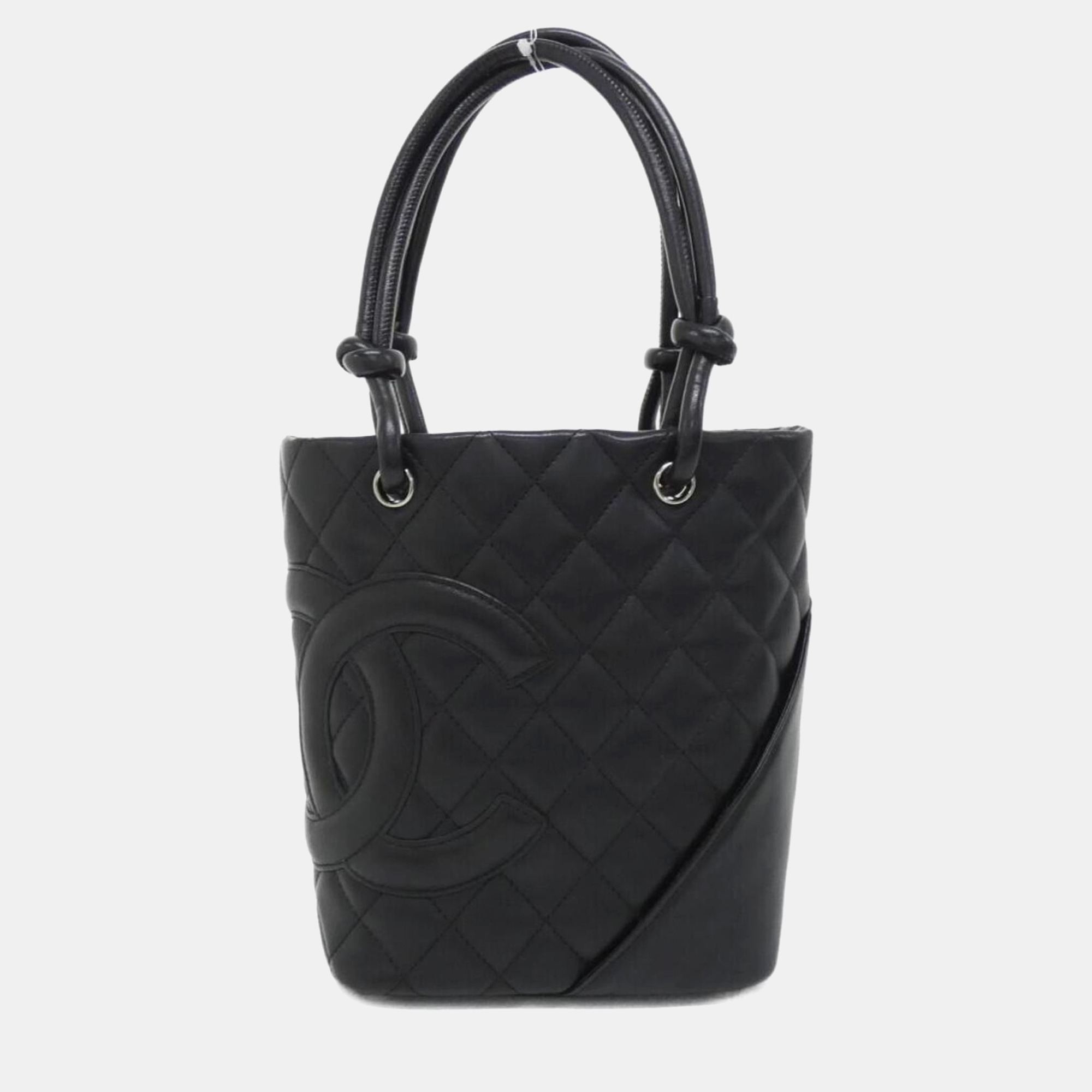 

Chanel Cambon Ligne Black Leather Shoulder Bag