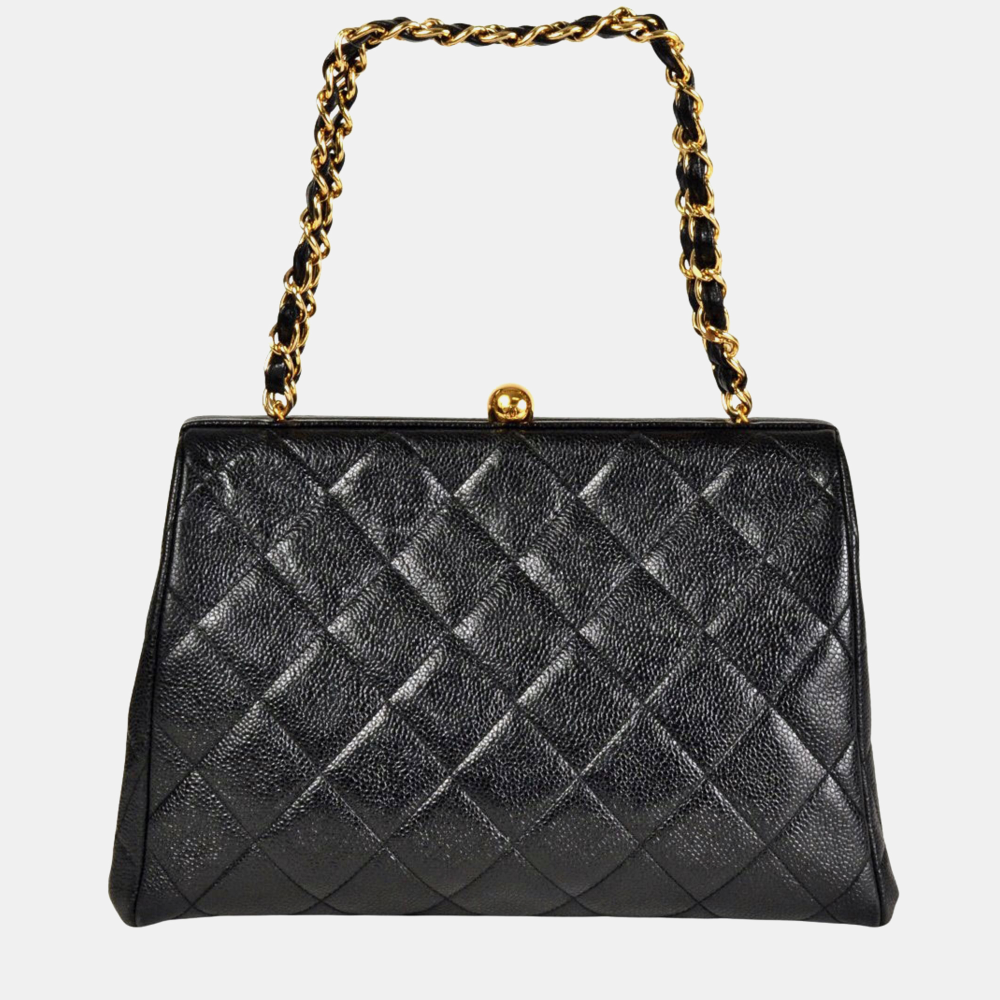 Pre-owned Chanel Handbag Caviar Skin Black