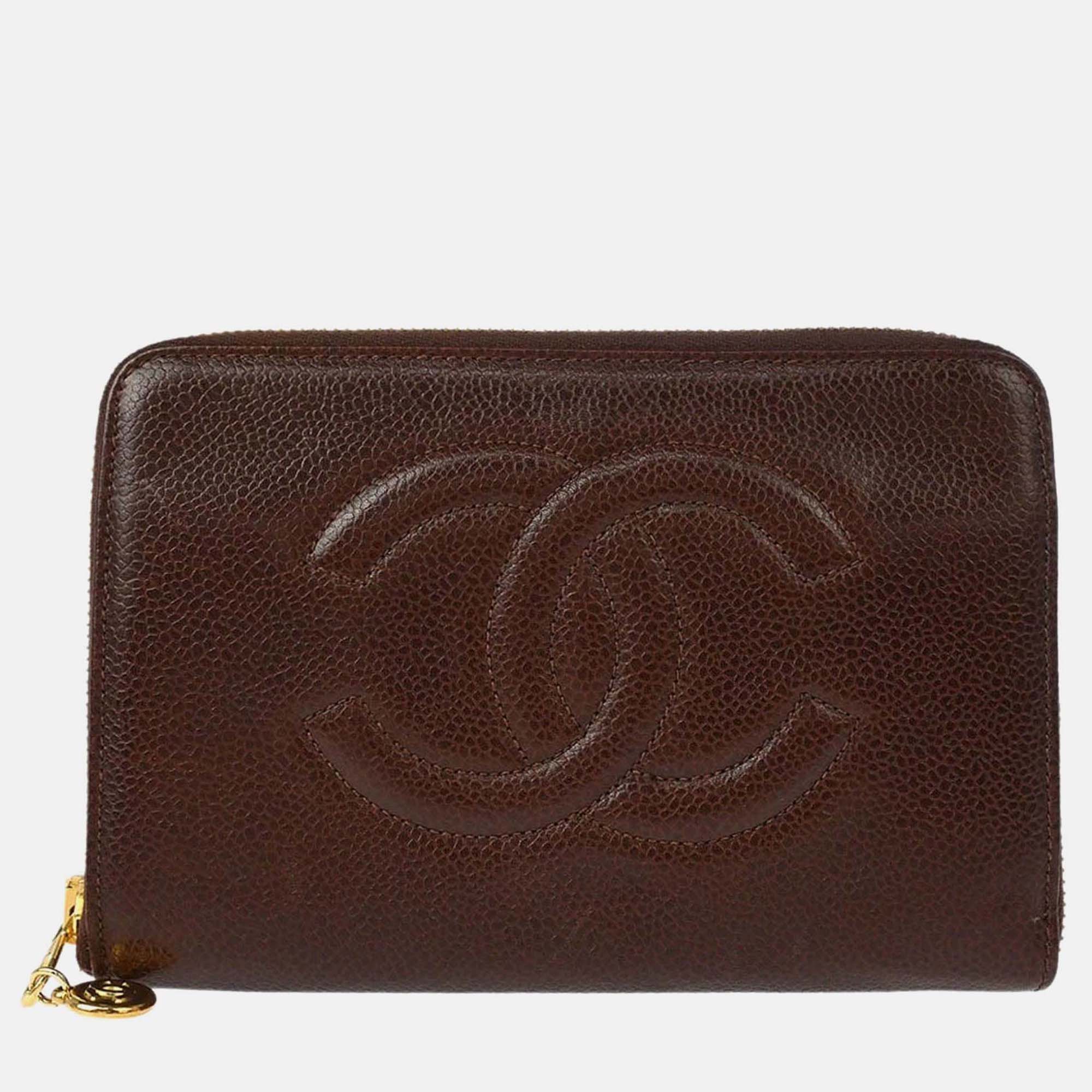 

Chanel CC Small Brown Calfskin Wallet
