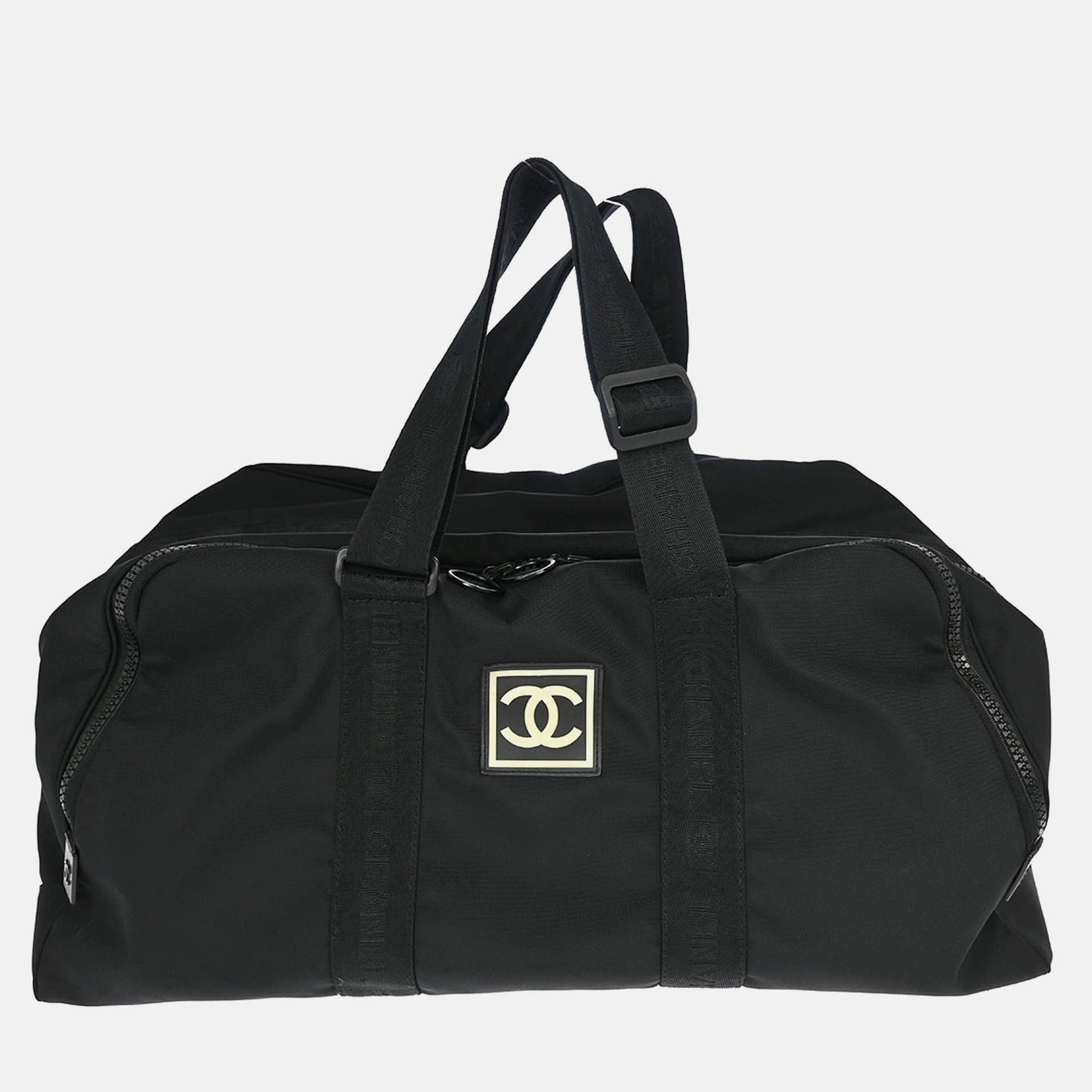 

Chanel Sport Line Black Jacquard Nylon Handbag