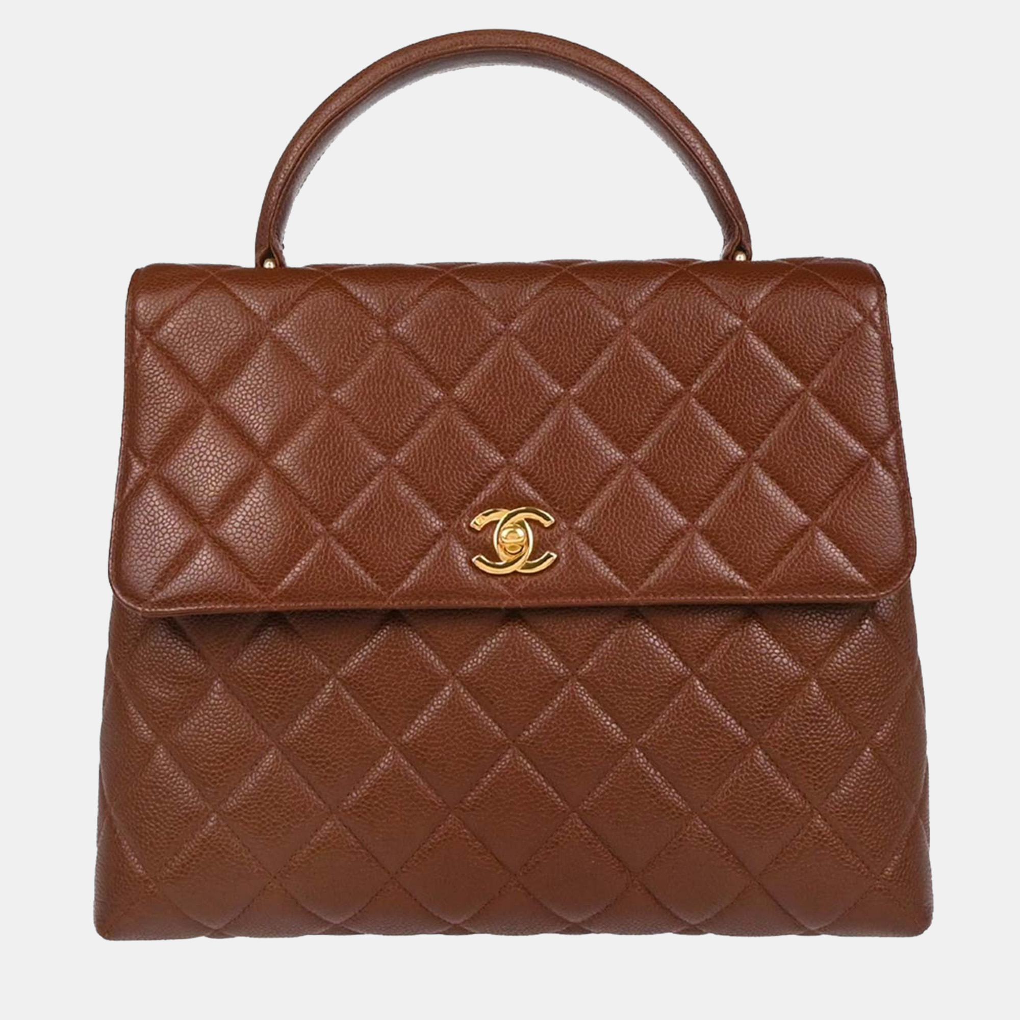 

Chanel Kelly Brown Leather Shoulder Bag