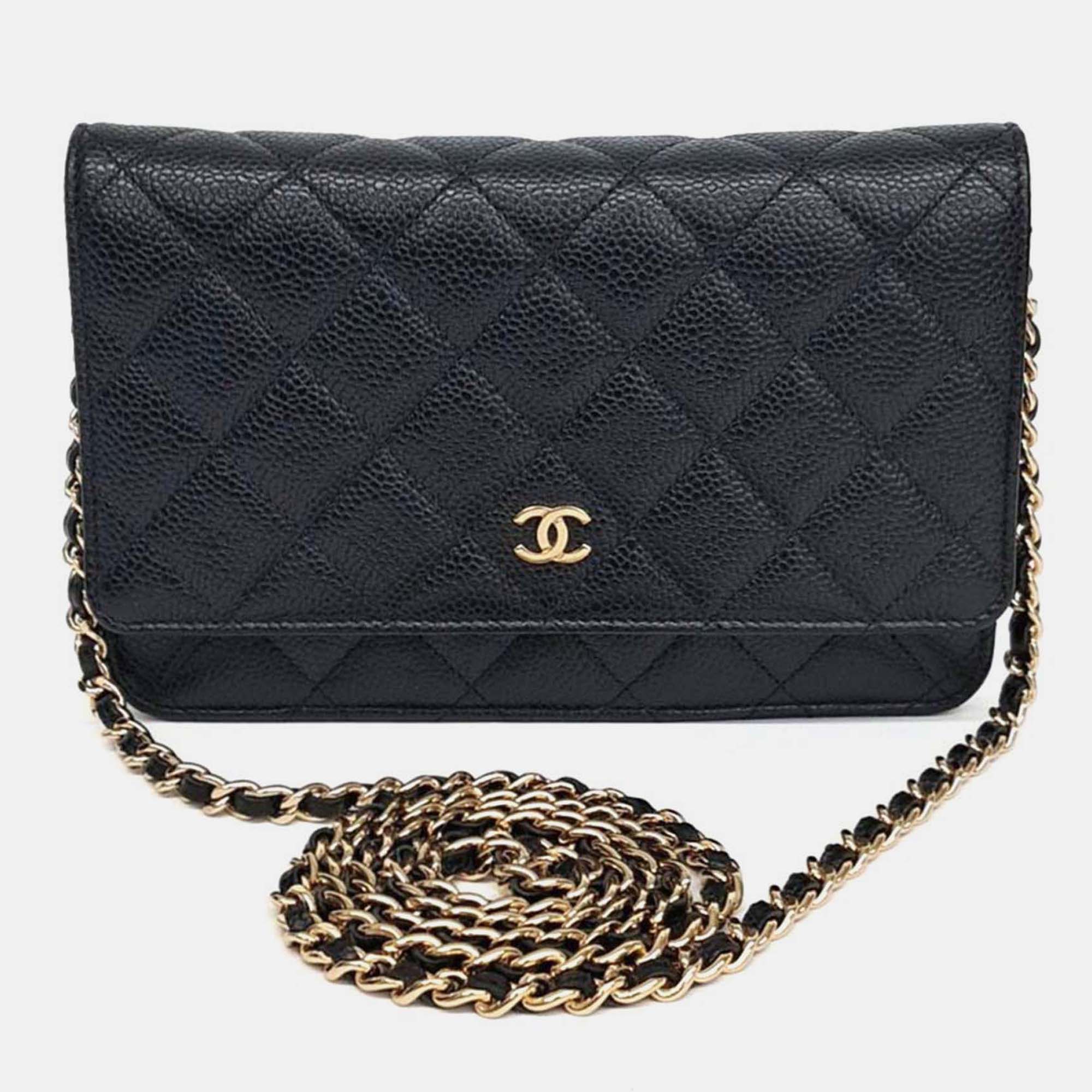 

Chanel Black Caviar WOC Mini Crossbody Bag