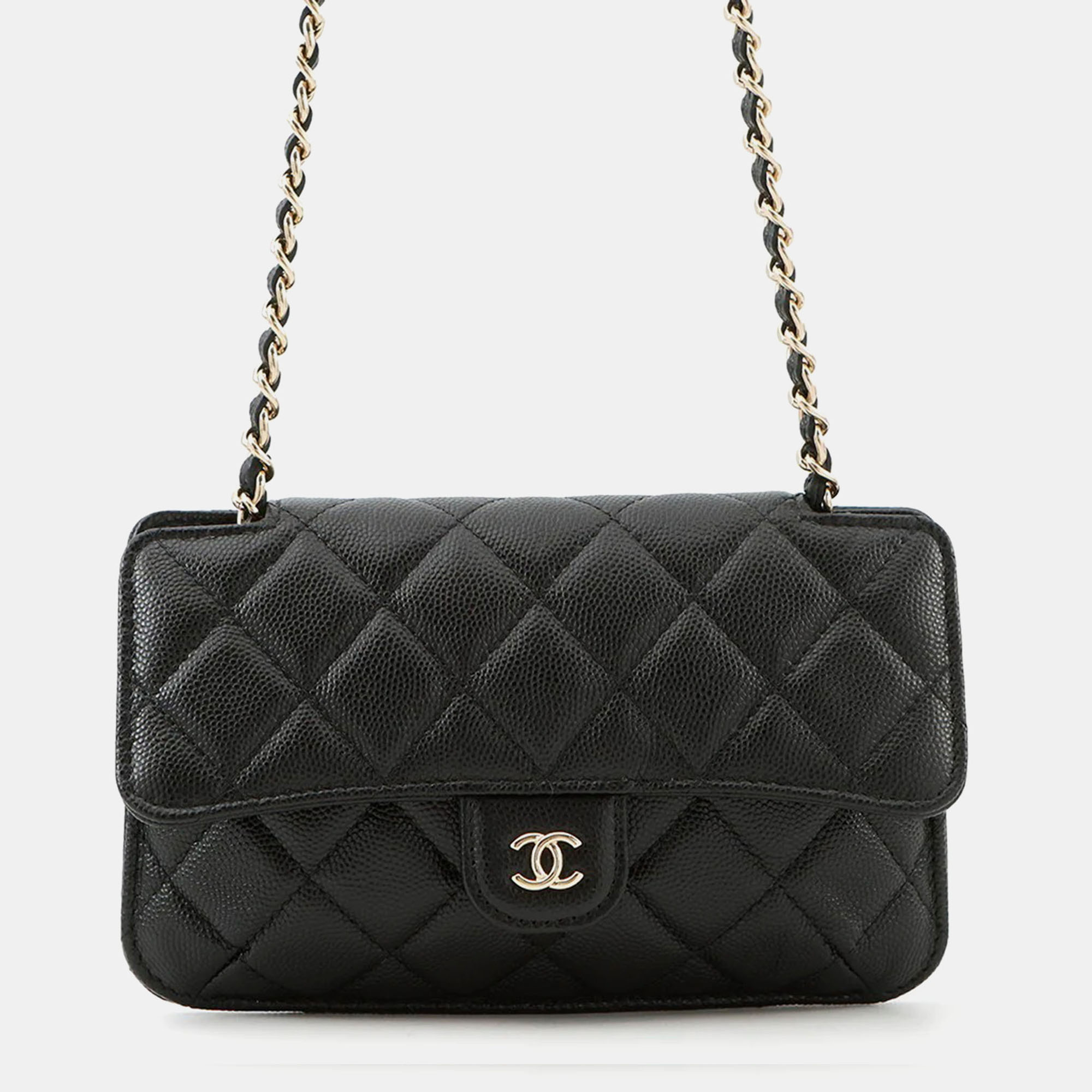 

Chanel Eco Matelasse Black Multicolor Caviar Nylon Shoulder Bag