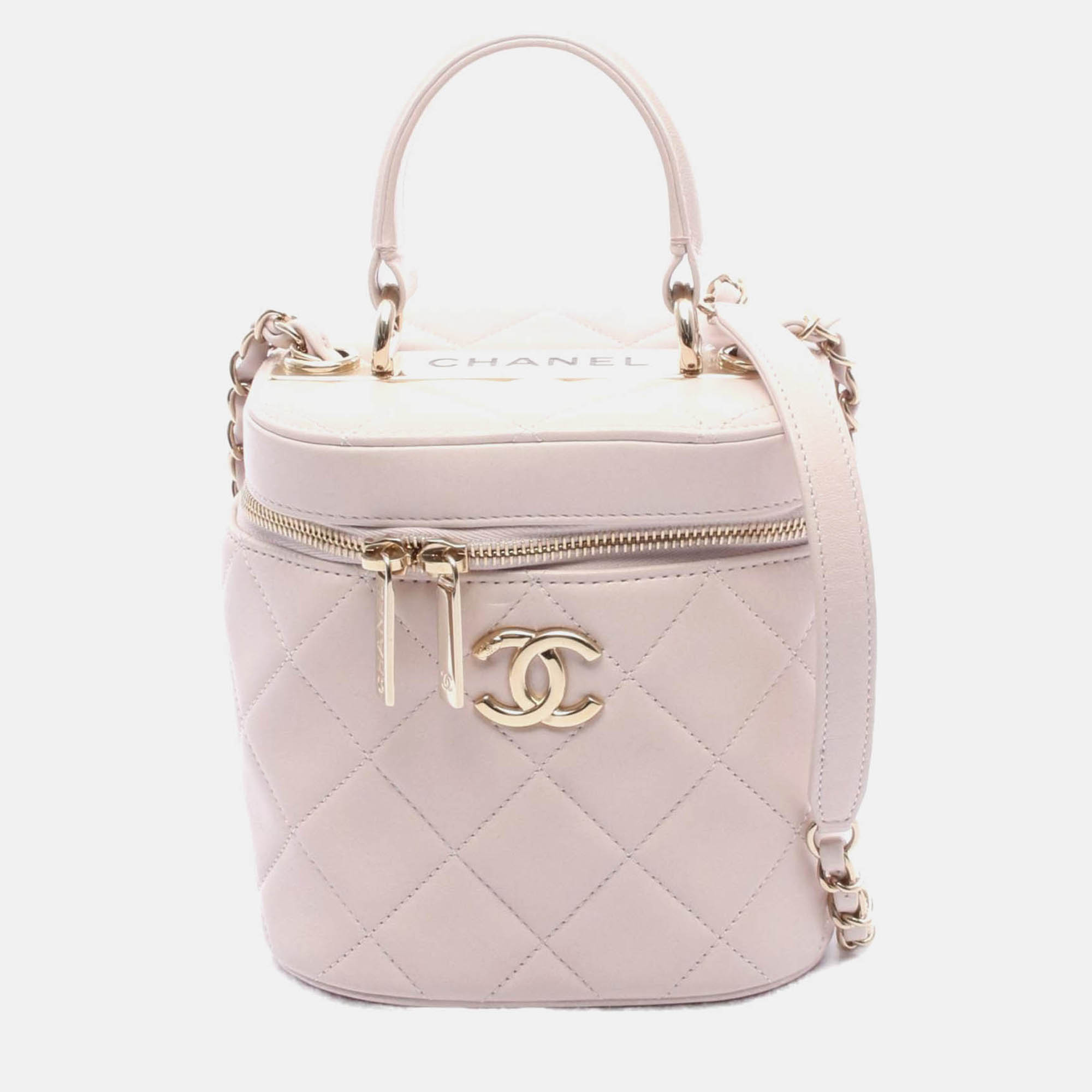 

Chanel Trendy CC Coco Pink Leather Chain Shoulder Bag GHW