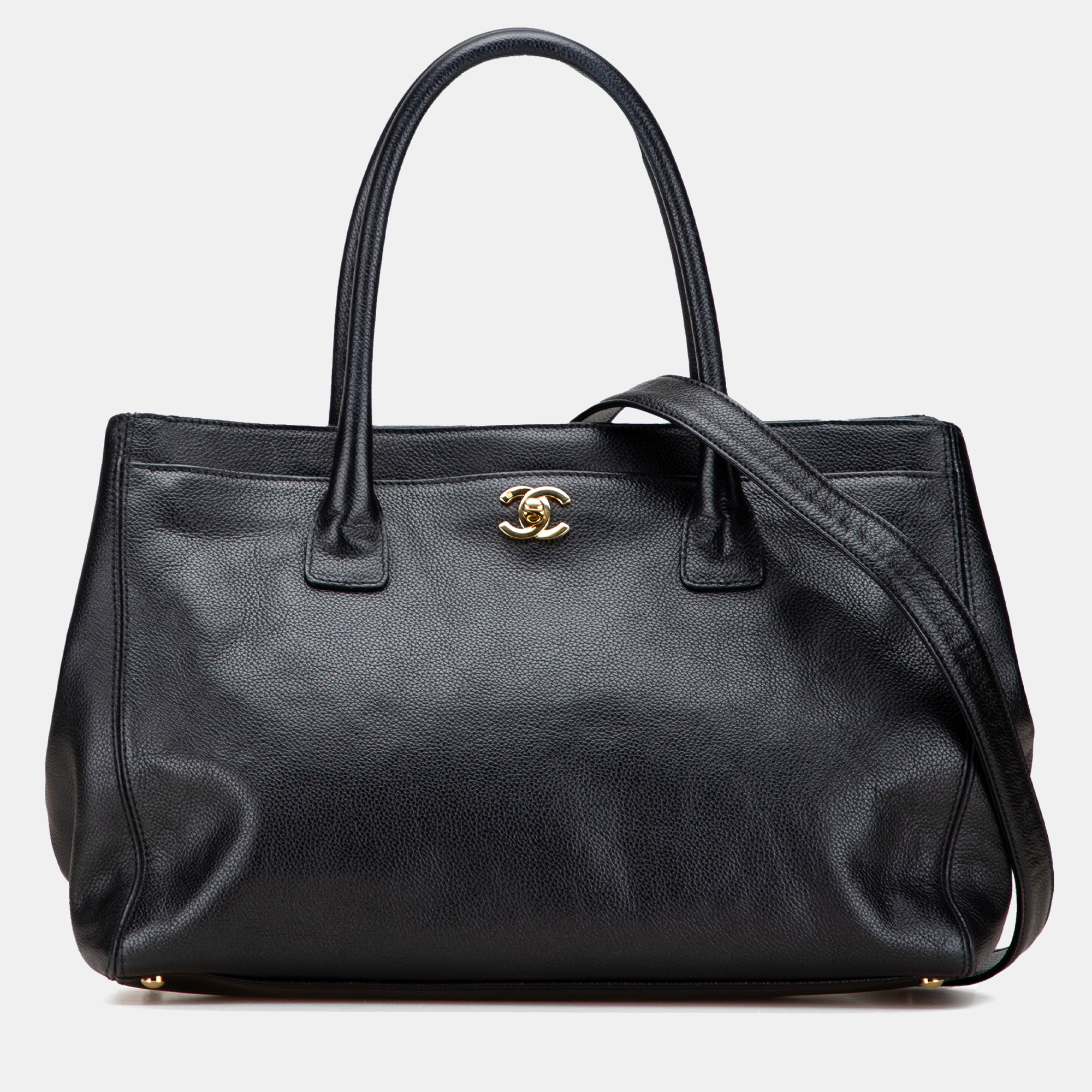 

Chanel Black Medium Calfskin Executive Cerf Tote