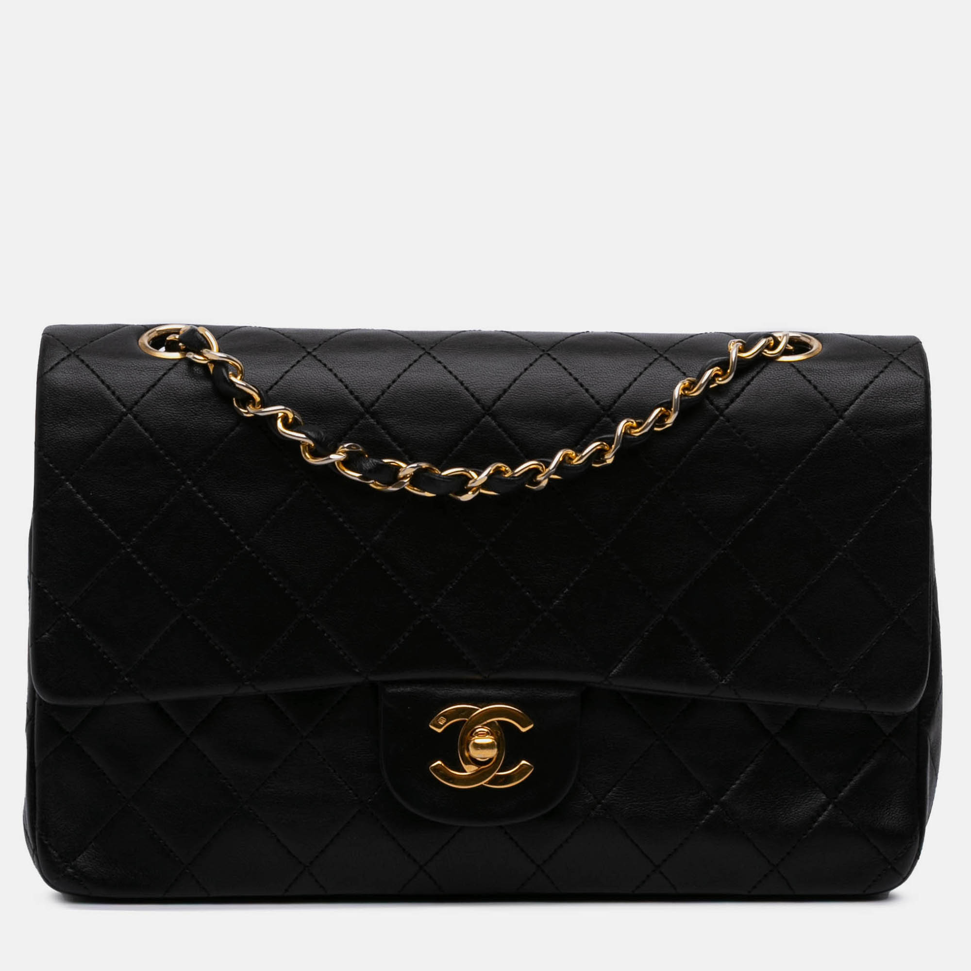 

Chanel Black Medium Classic Lambskin Double Flap