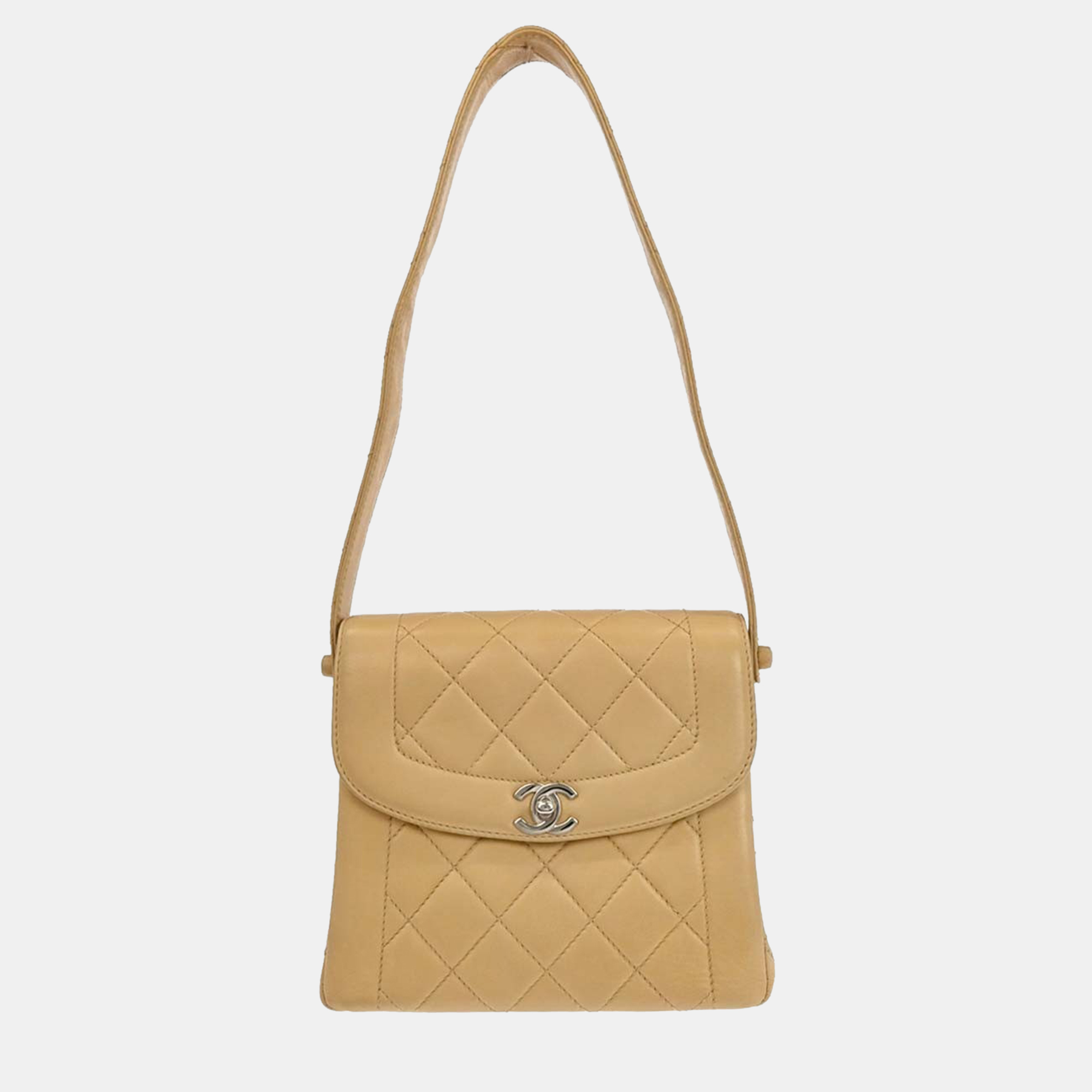

Chanel Beige Lambskin Handbag